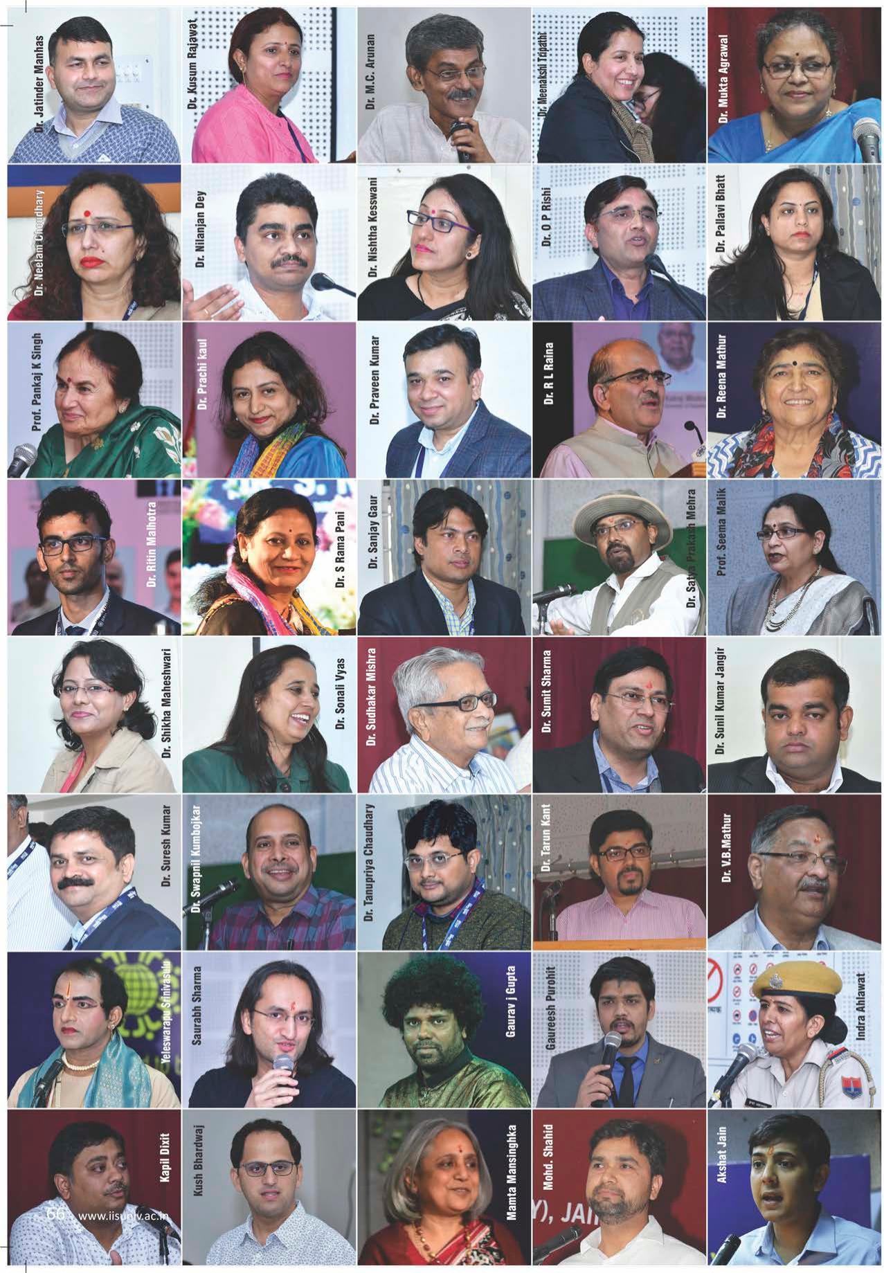 The IIS University, Jaipur Prospectus 2021-22 - Page 68