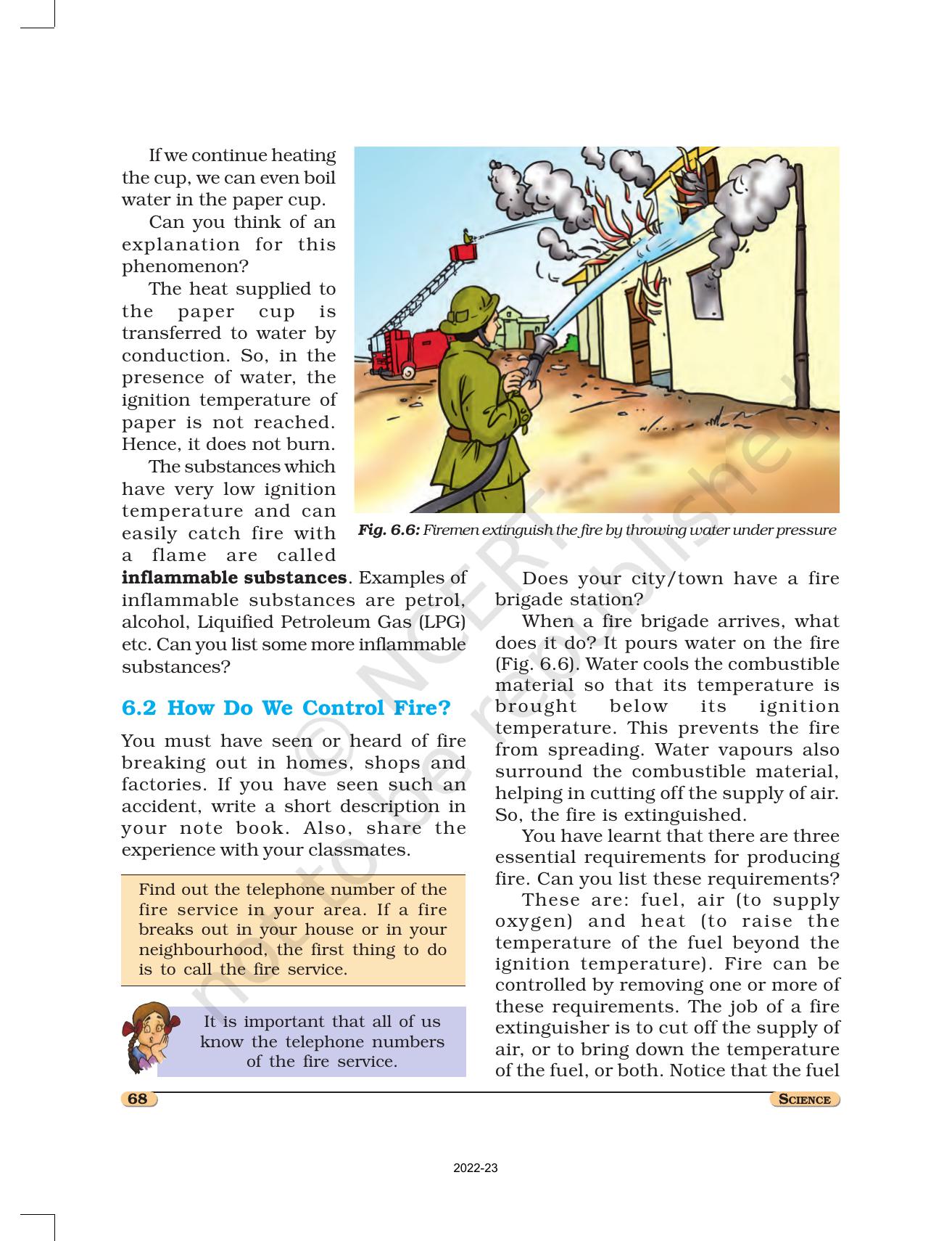 NCERT Book for Class 8 Science Chapter 6 Combustion and Flame - Page 5