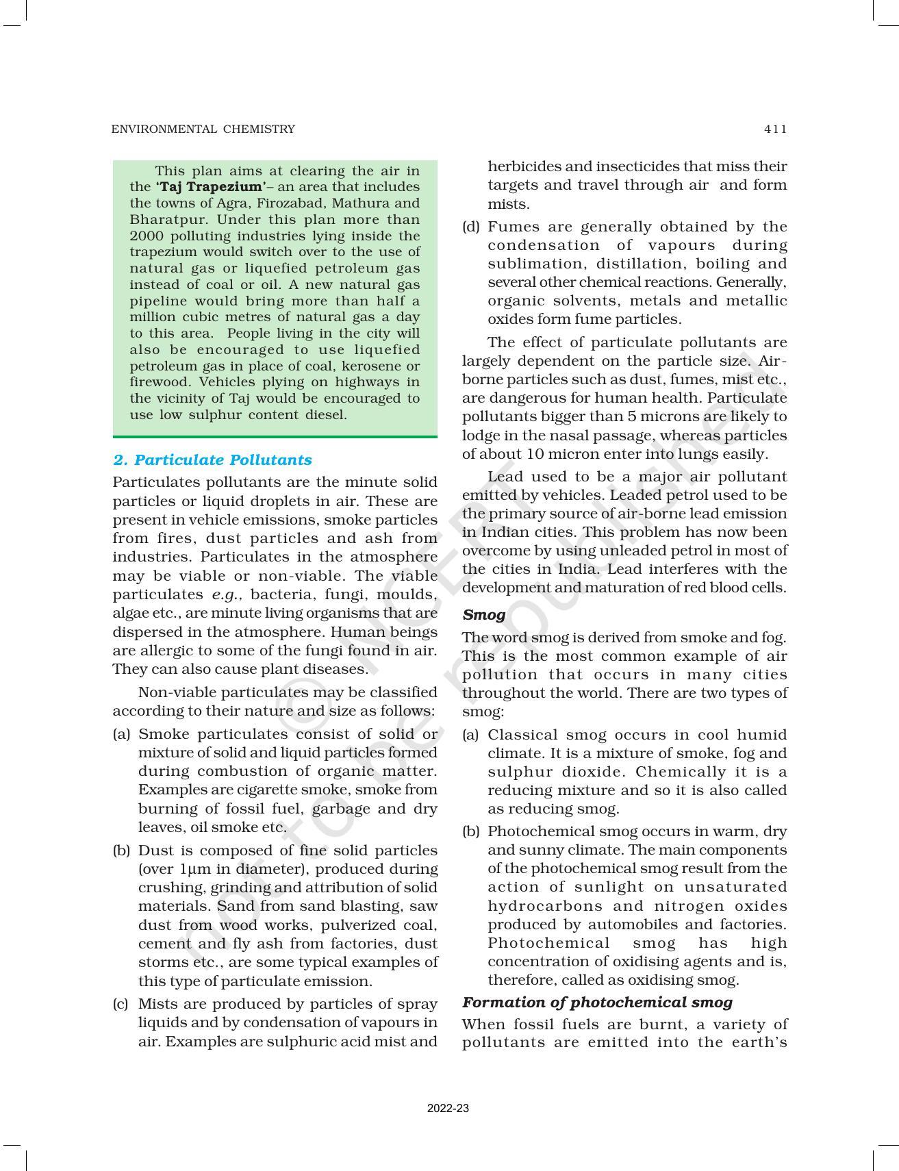 NCERT Book for Class 11 Chemistry Chapter 14 Environmental Chemistry - Page 6