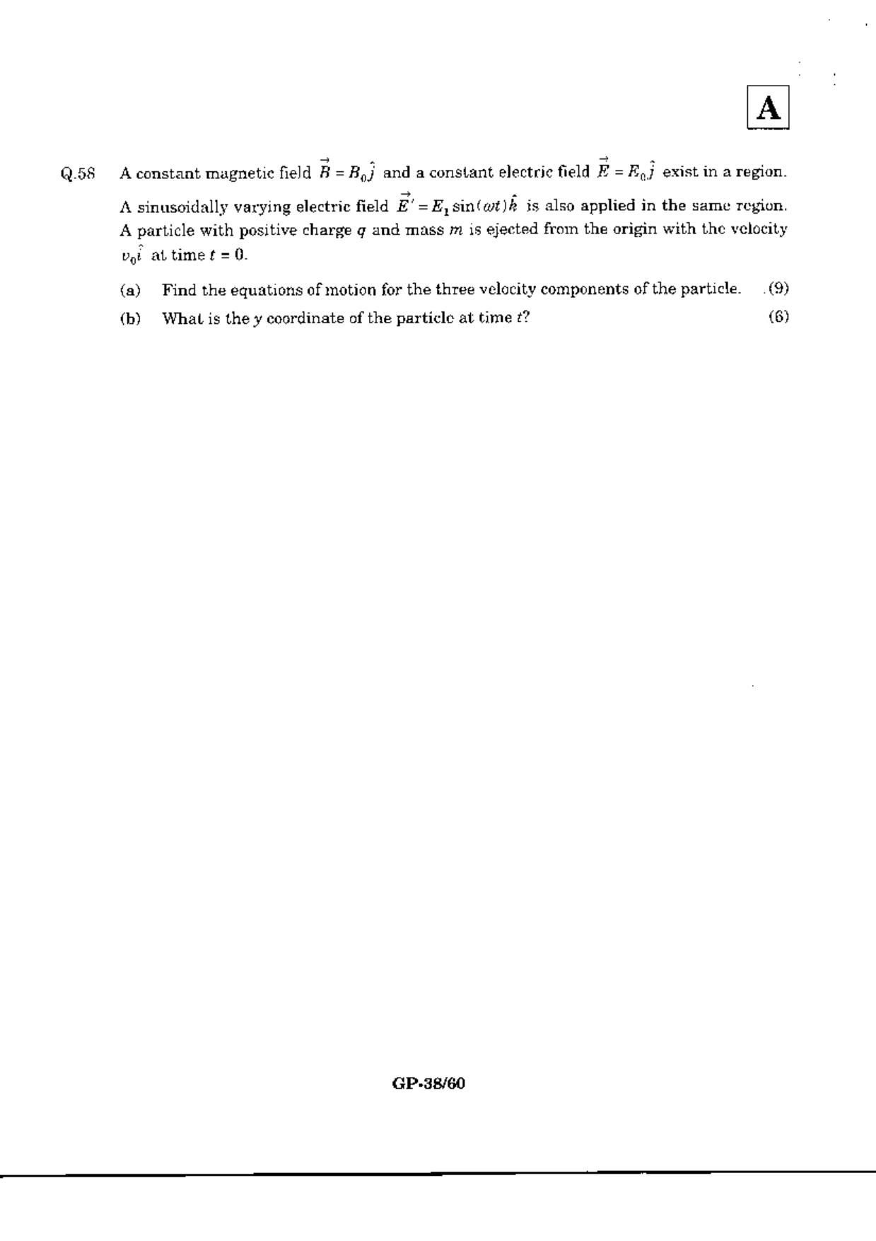 JAM 2010: GP Question Paper - Page 40