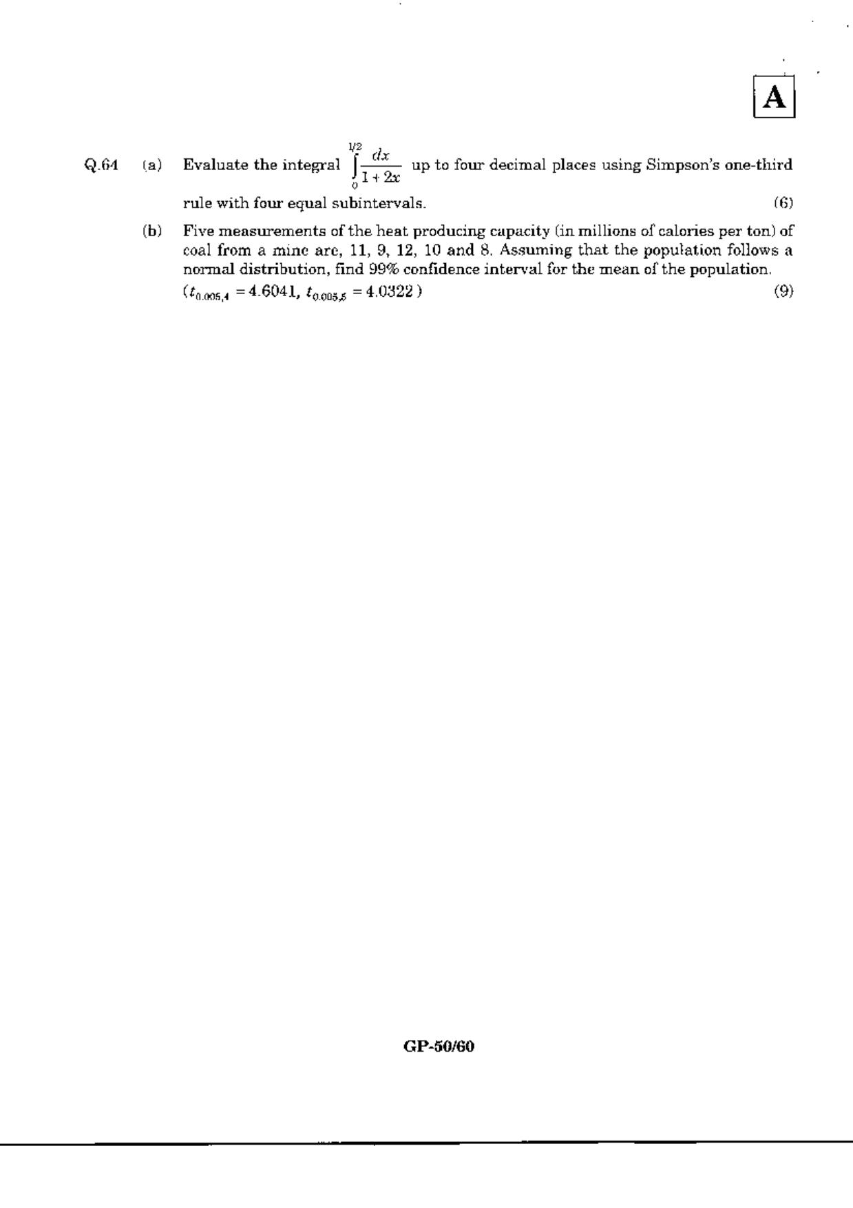 JAM 2010: GP Question Paper - Page 52
