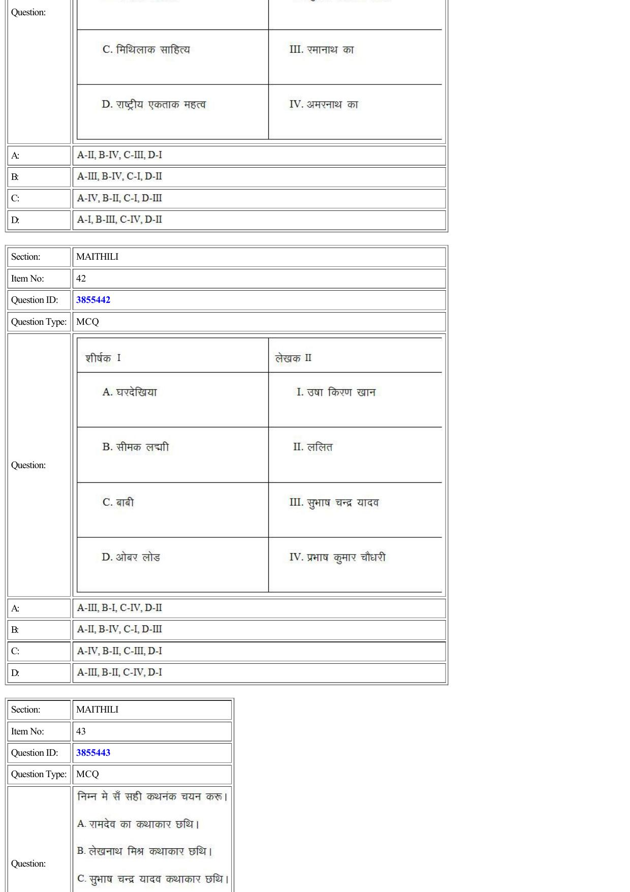 CUET 2022 Question Paper of Maithli - Page 28