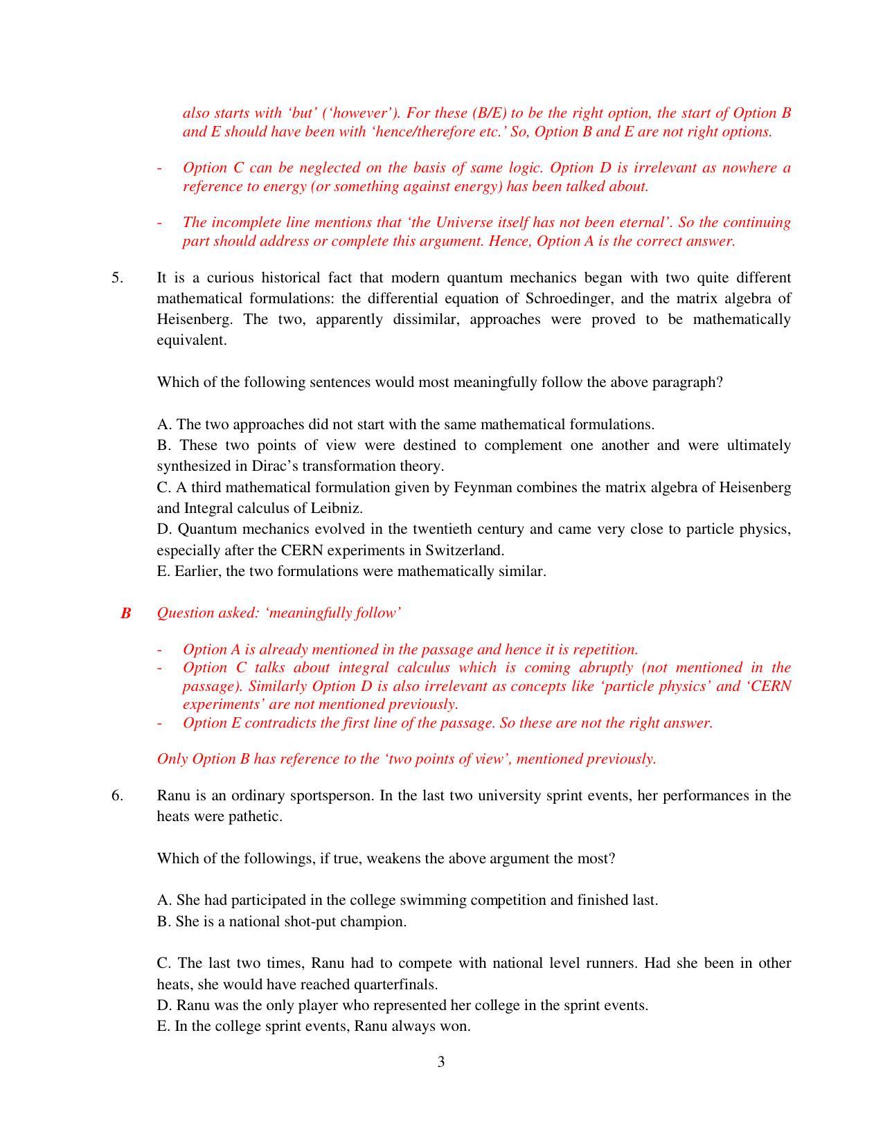 XAT 2015 Set B Question Papers - Page 4