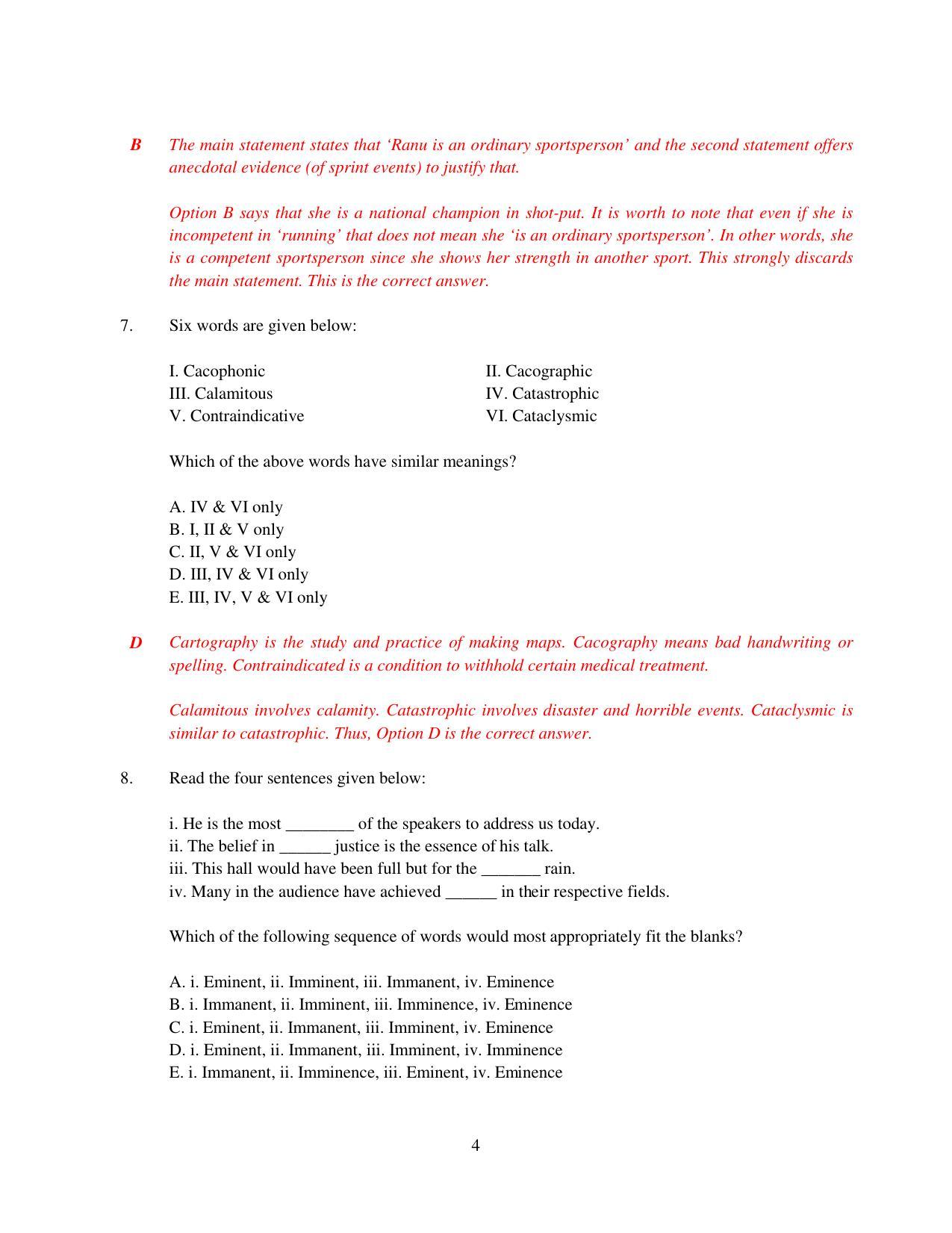 XAT 2015 Set B Question Papers - Page 5