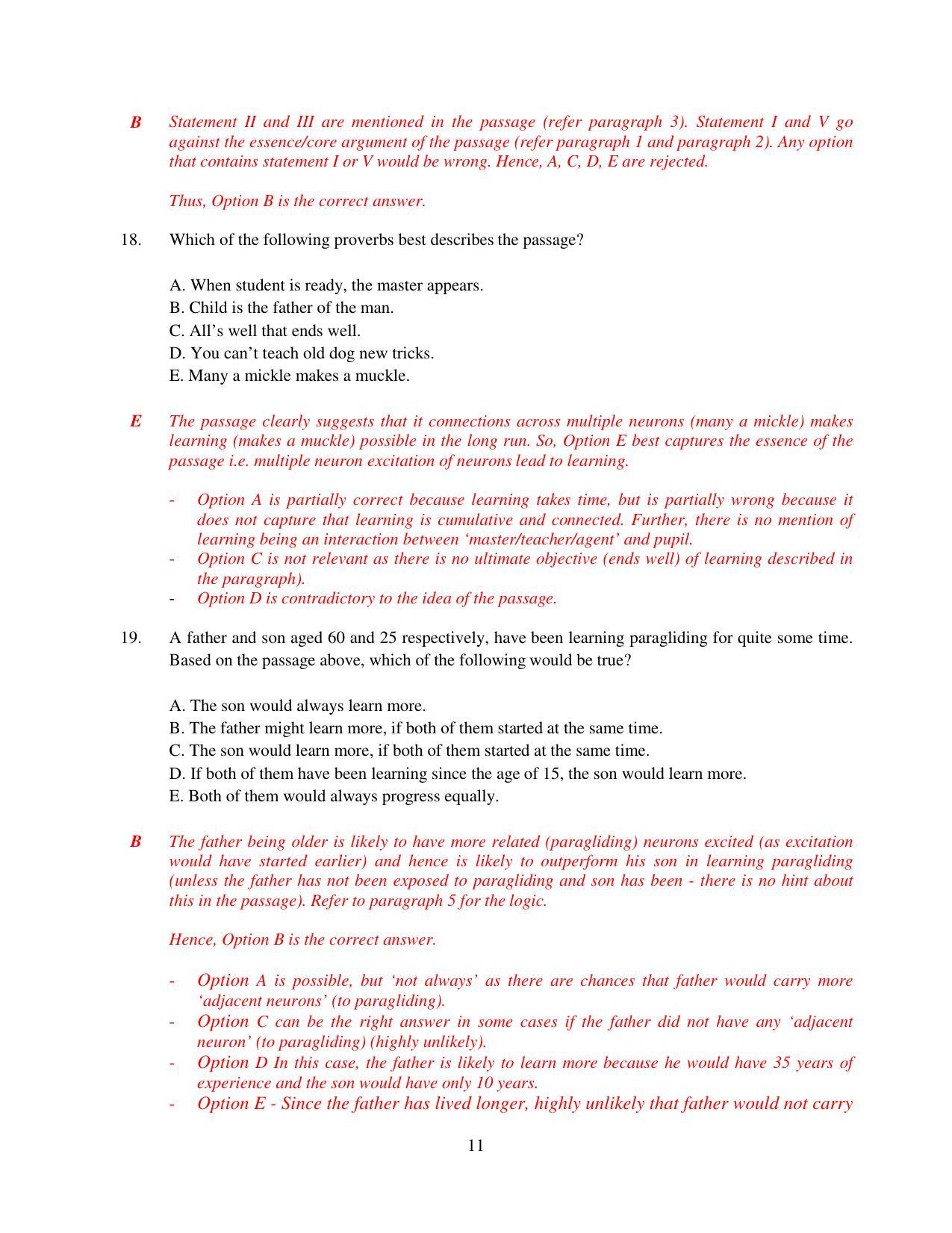 XAT 2015 Set B Question Papers - Page 12