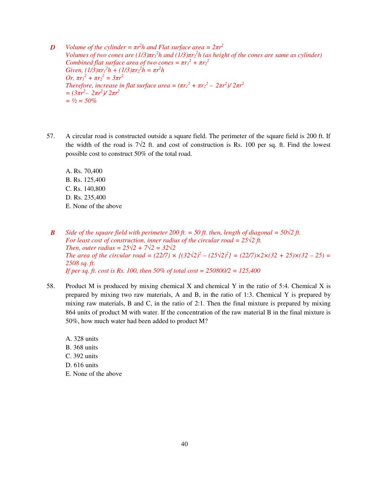 XAT 2015 Set B Question Papers - Page 41