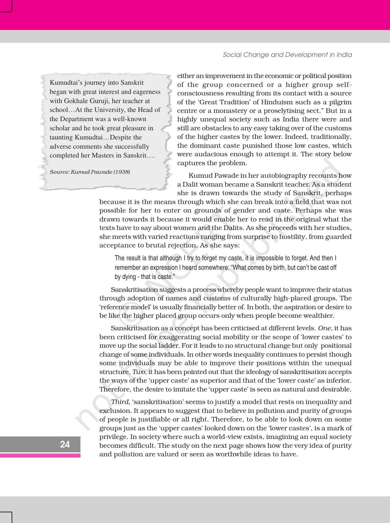 NCERT Book for Class 12 Sociology (Social Change and Development in India) Chapter 2 Cultural Change - Page 8