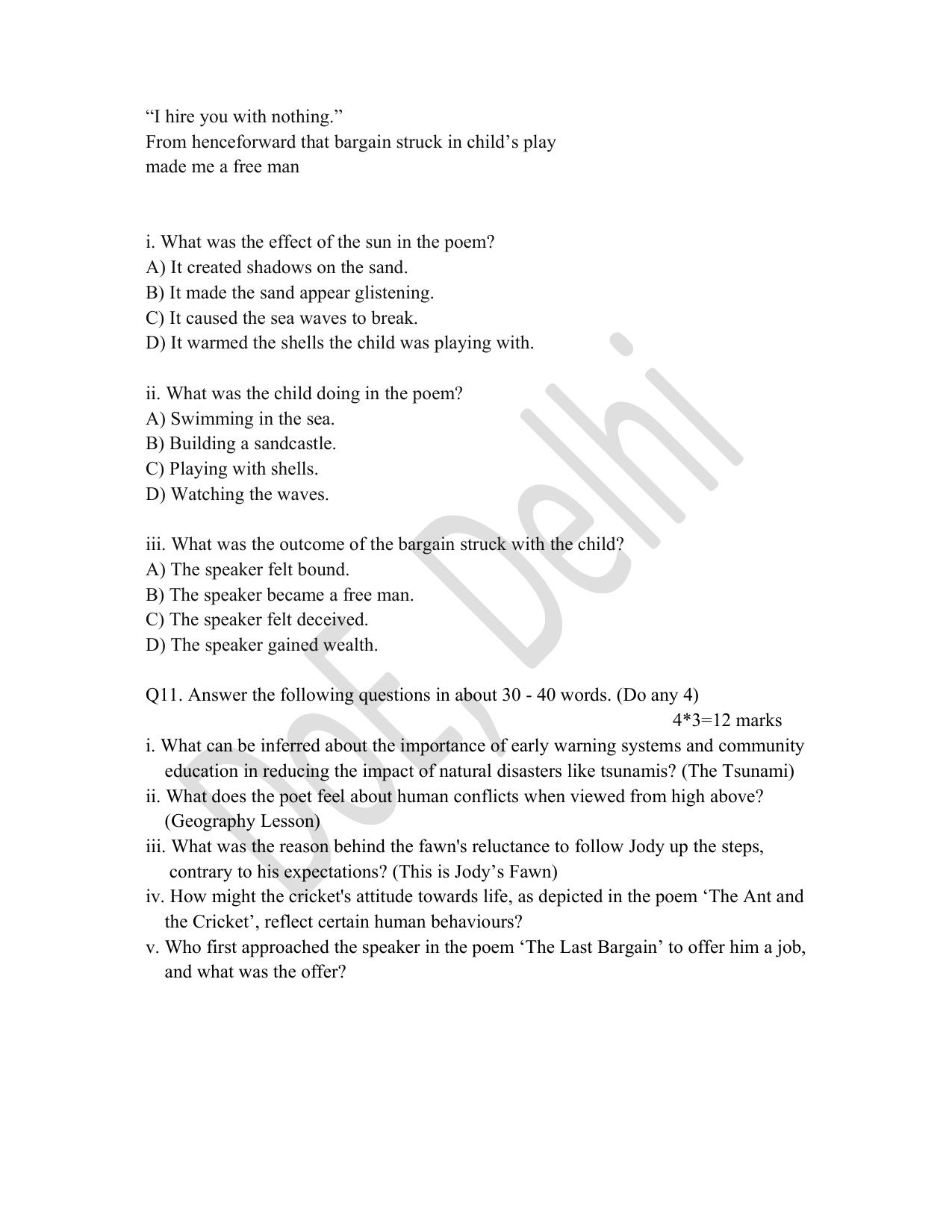 Edudel Class 8 English Practice Papers-1 (2023-24) - Page 7