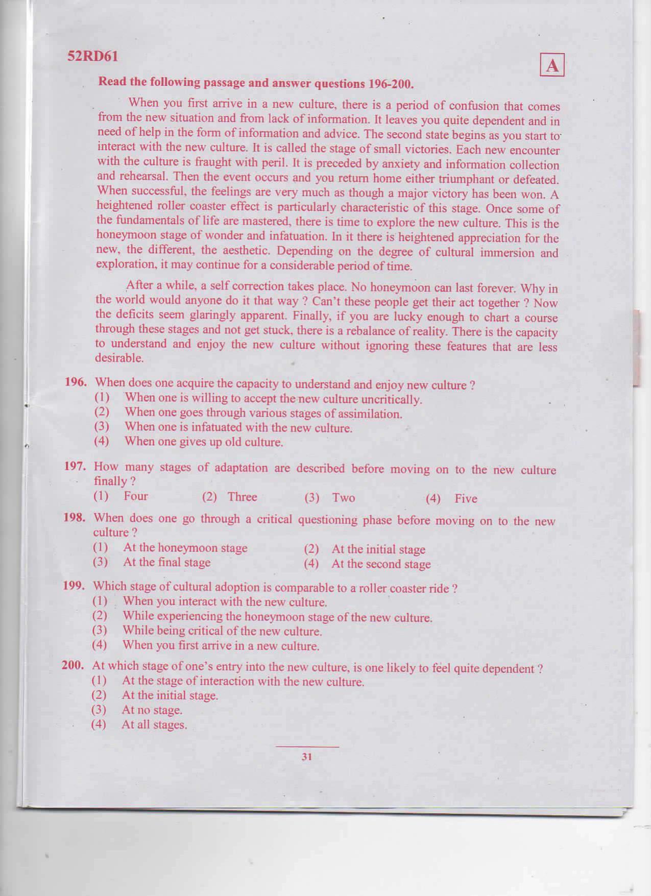 TS ICET 2017 Question Paper 1 - Page 31