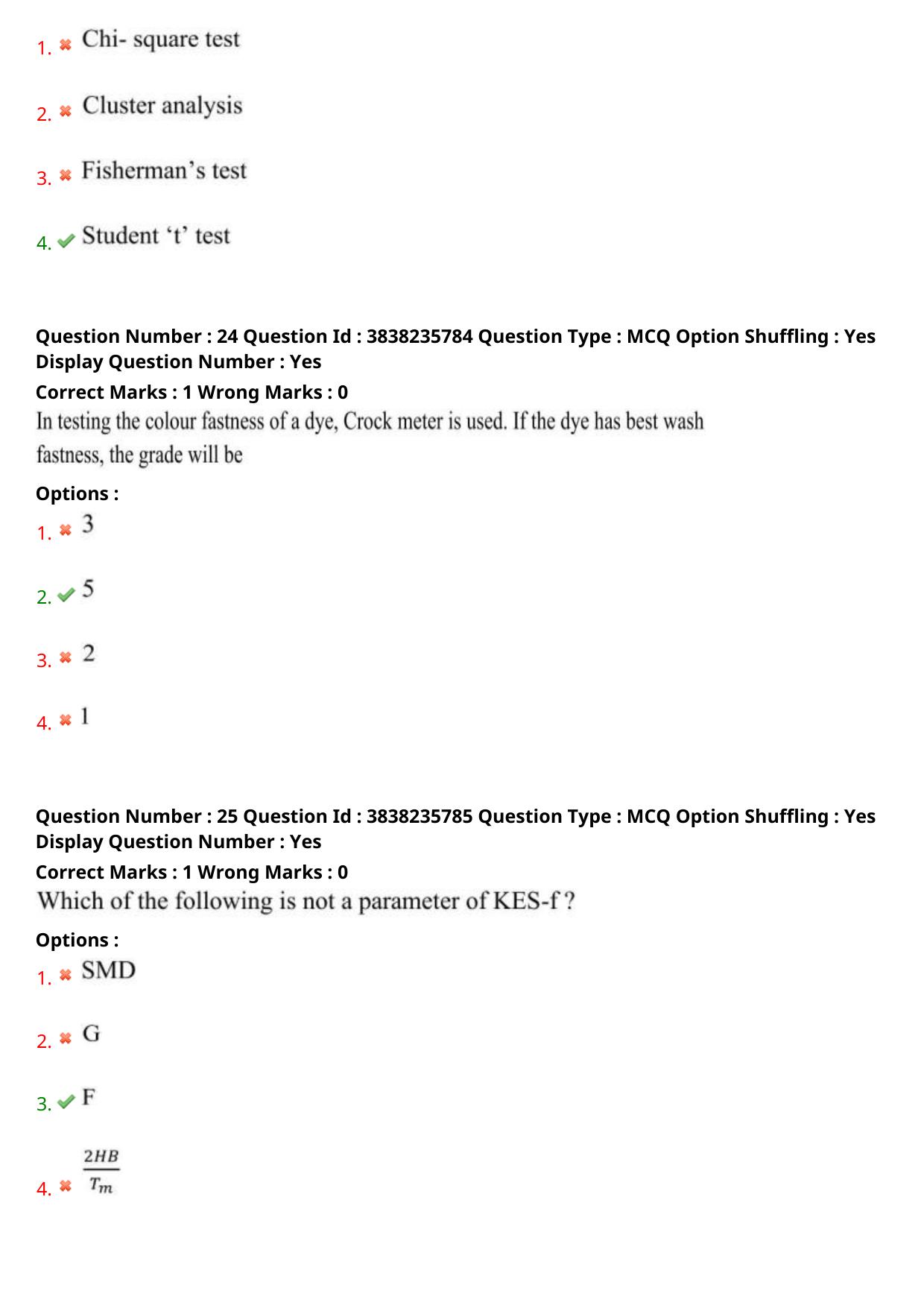 TS PGECET 2024: Textile Technology Question Papers with Answer - Page 12