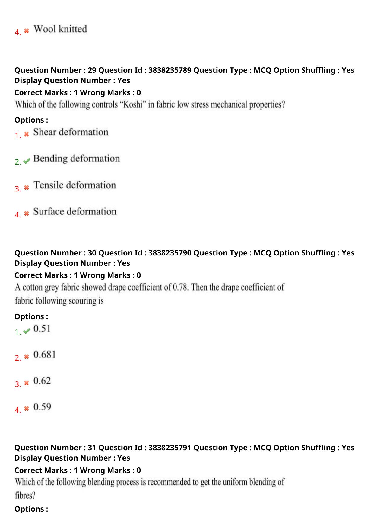 TS PGECET 2024: Textile Technology Question Papers with Answer - Page 14