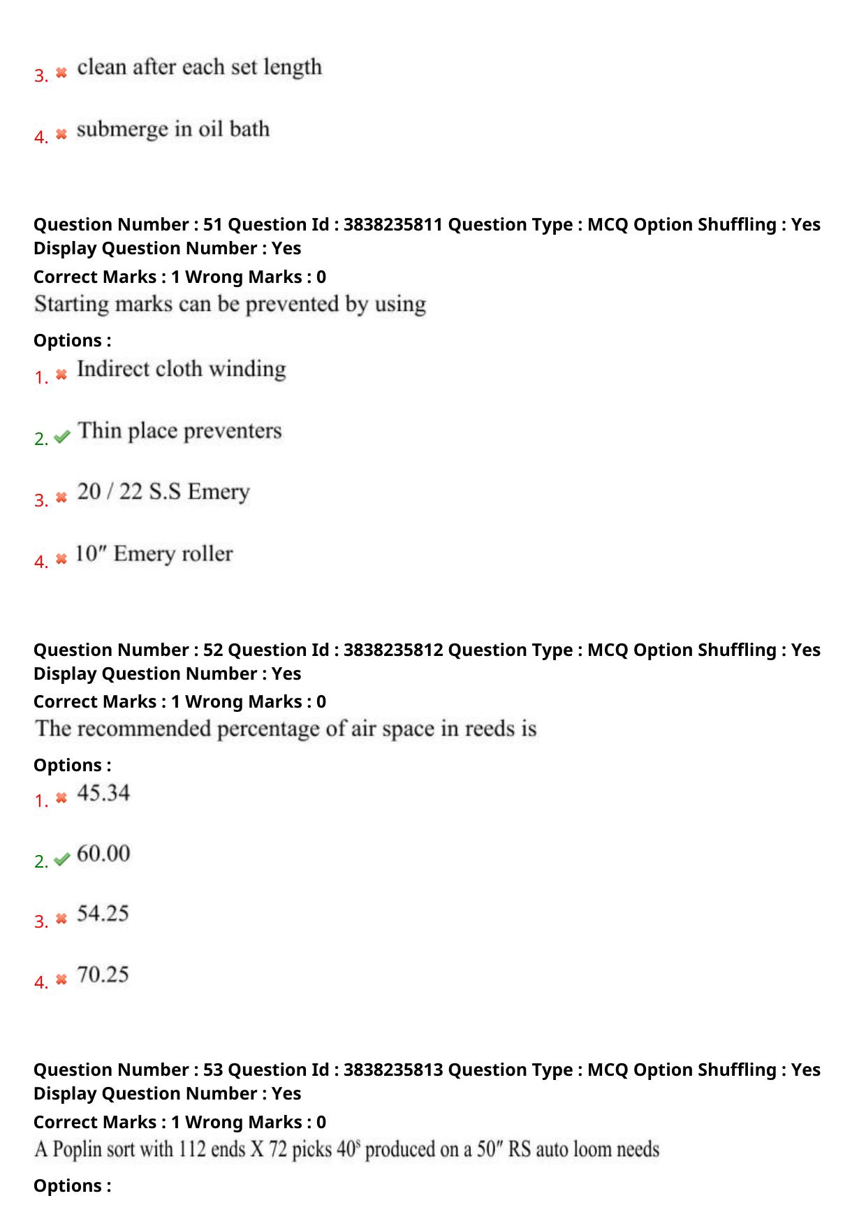 TS PGECET 2024: Textile Technology Question Papers with Answer - Page 22