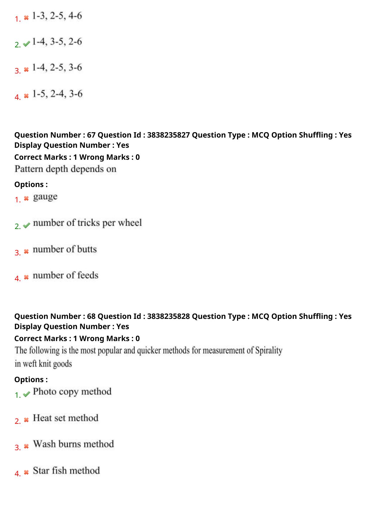 TS PGECET 2024: Textile Technology Question Papers with Answer - Page 28