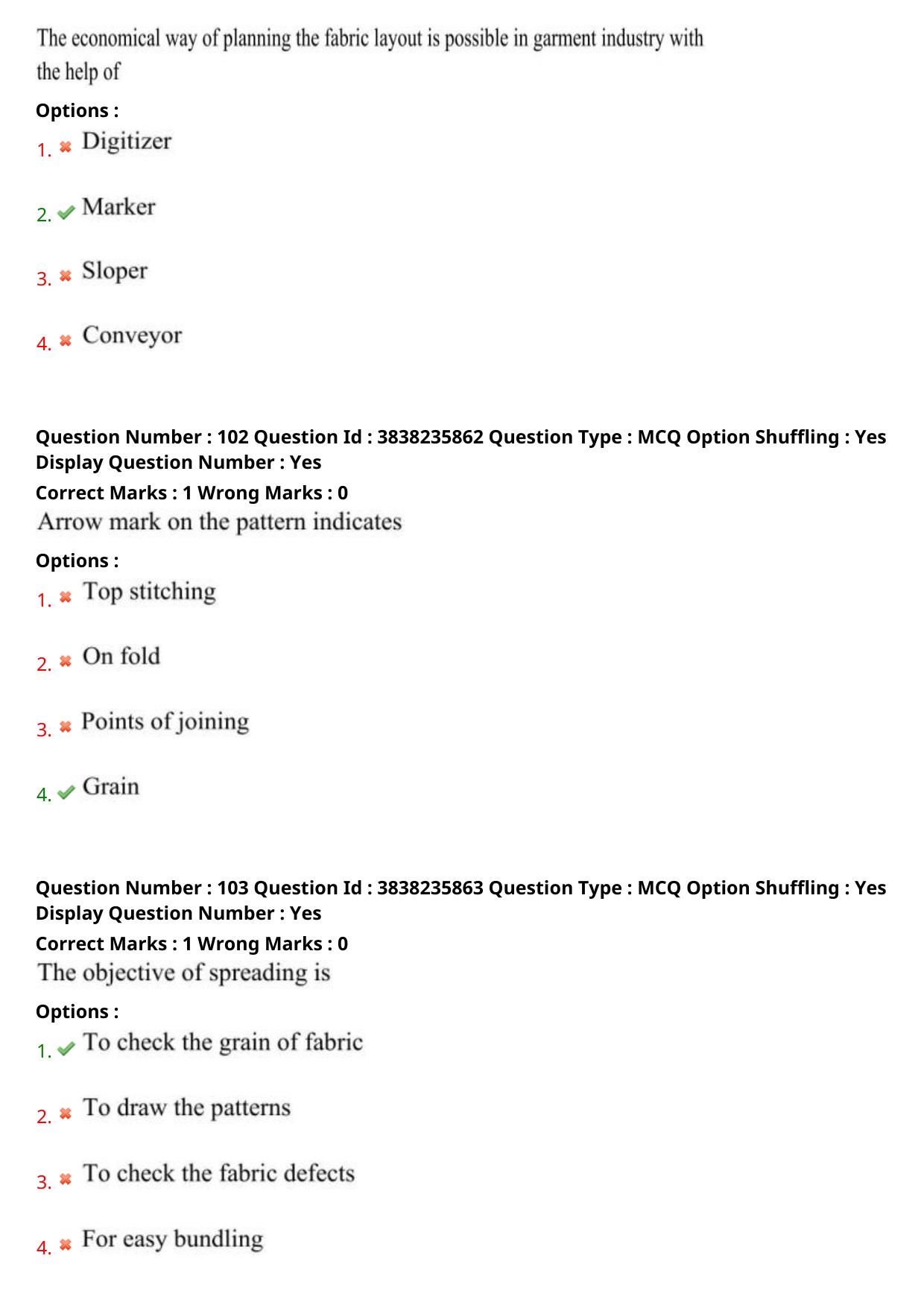 TS PGECET 2024: Textile Technology Question Papers with Answer - Page 41