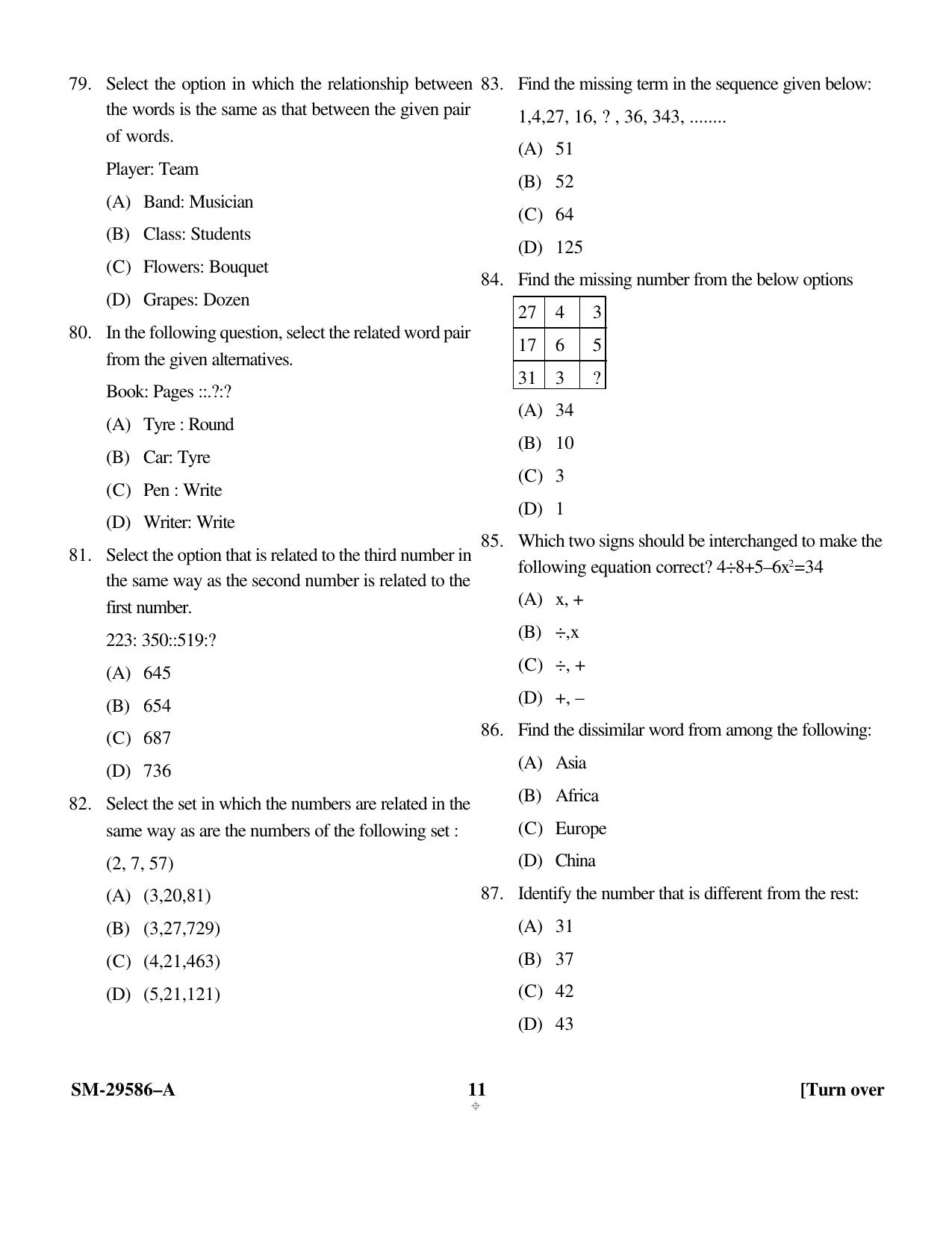 KUET 2023 MTTM Question Paper - Page 11