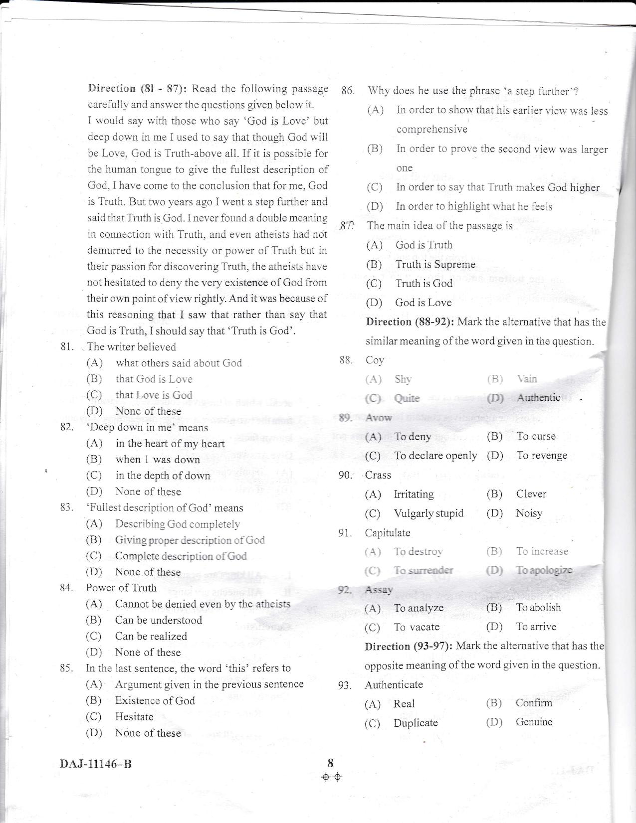 KUET 2023 MTTM Question Paper - Page 95