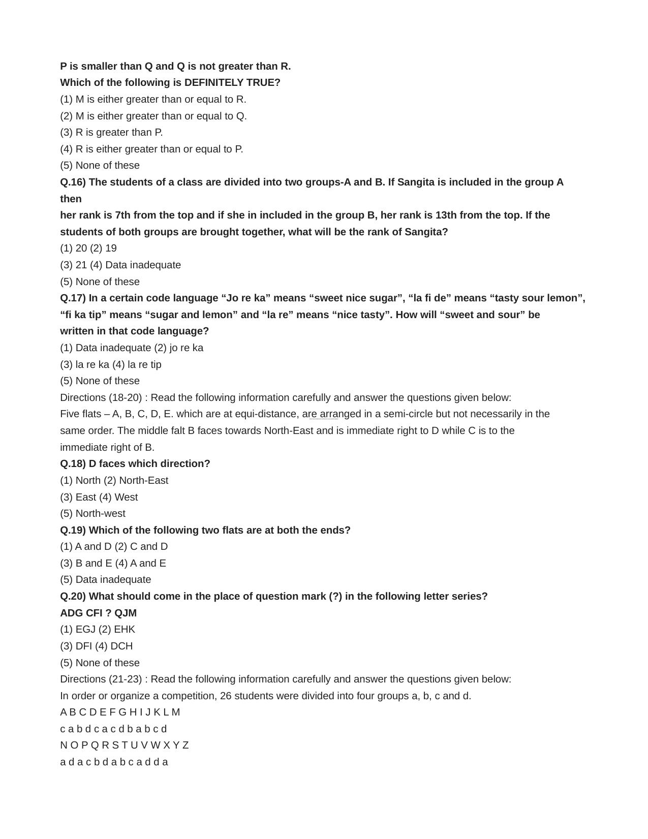 Punjab B.Ed Question Papers for Mental Ability - Page 3