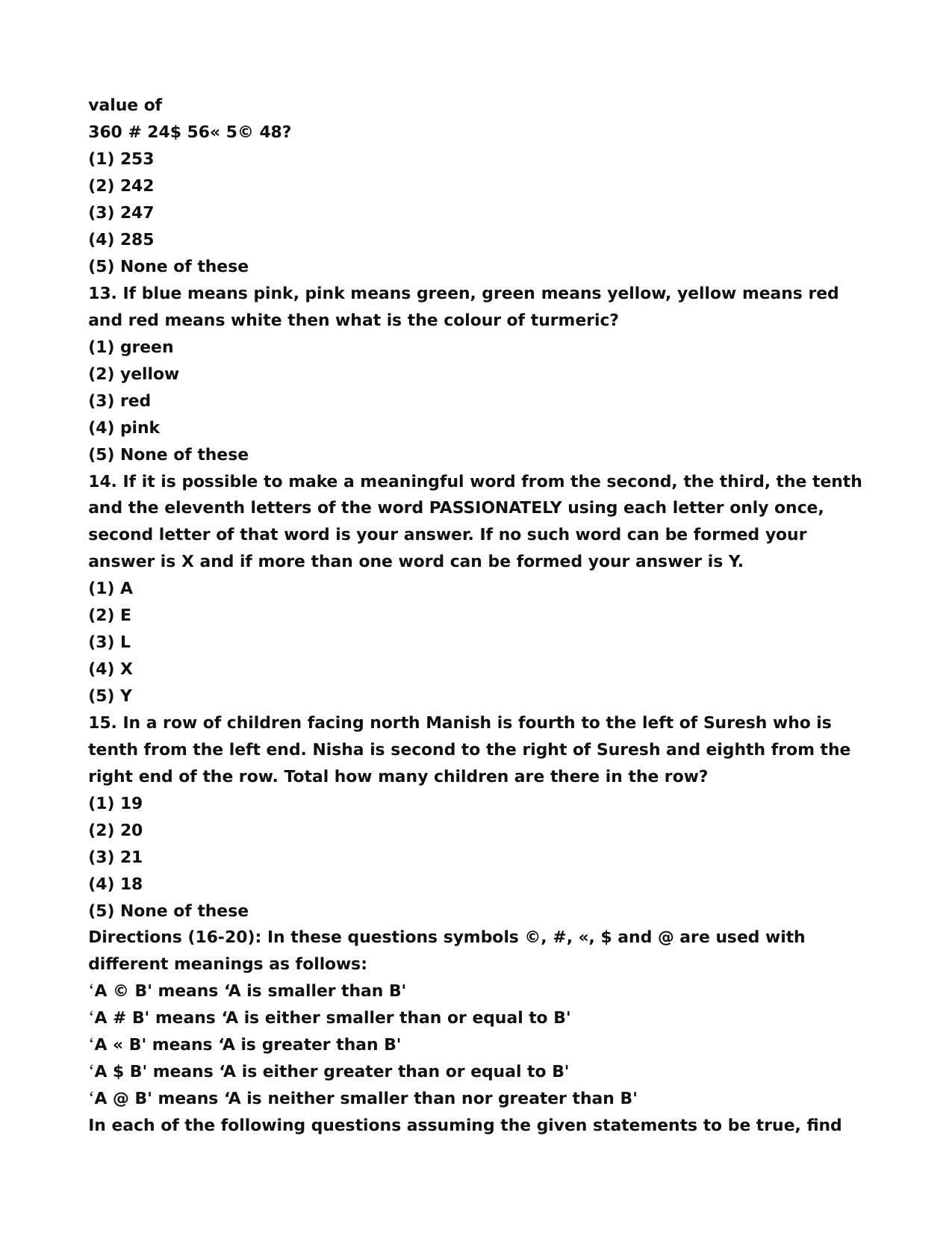 Punjab B.Ed Question Papers for Mental Ability - Page 8