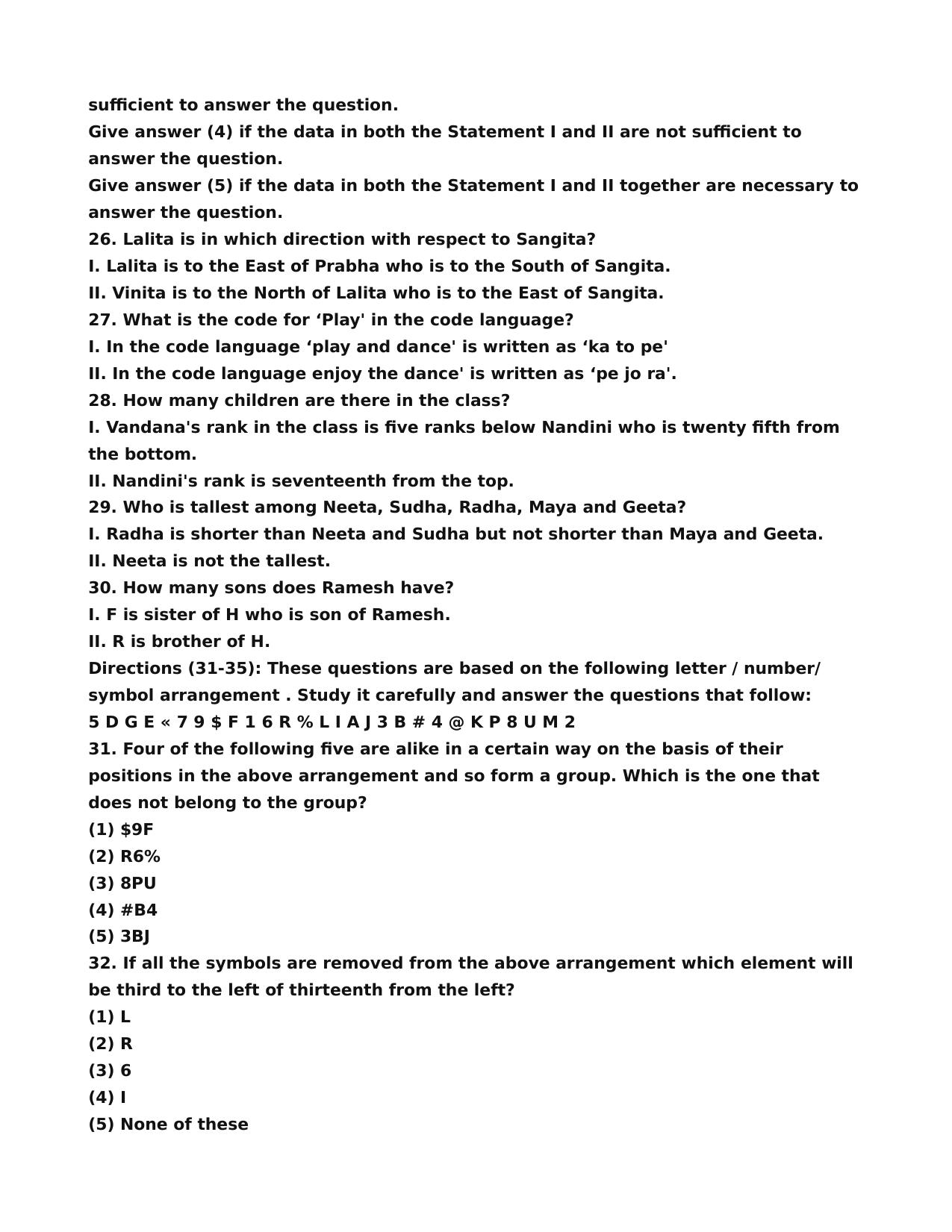 Punjab B.Ed Question Papers for Mental Ability - Page 11