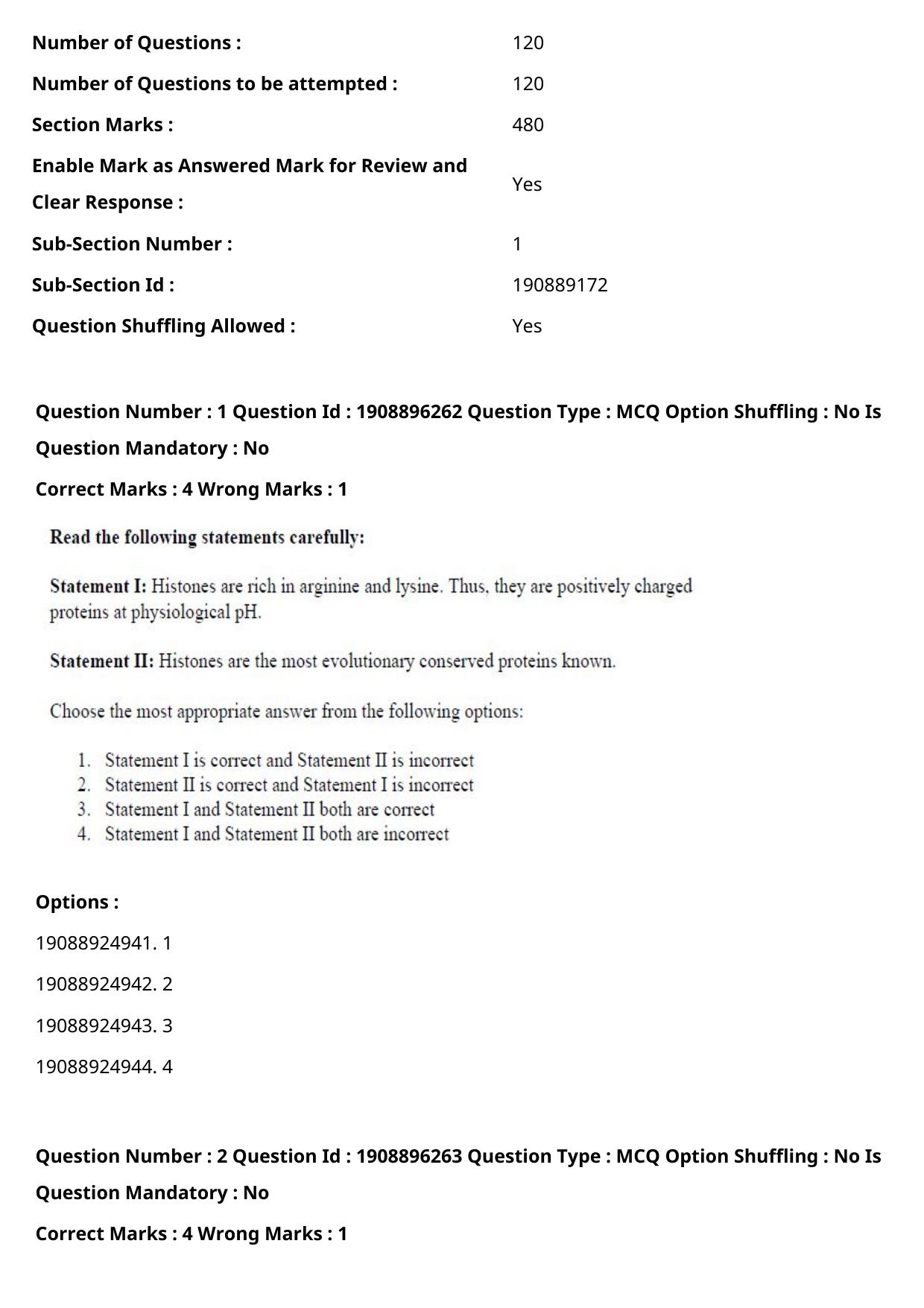 ICAR AIEEA PG 2021 ANIMAL BIOTECHNOLOGY Question Paper - Page 2