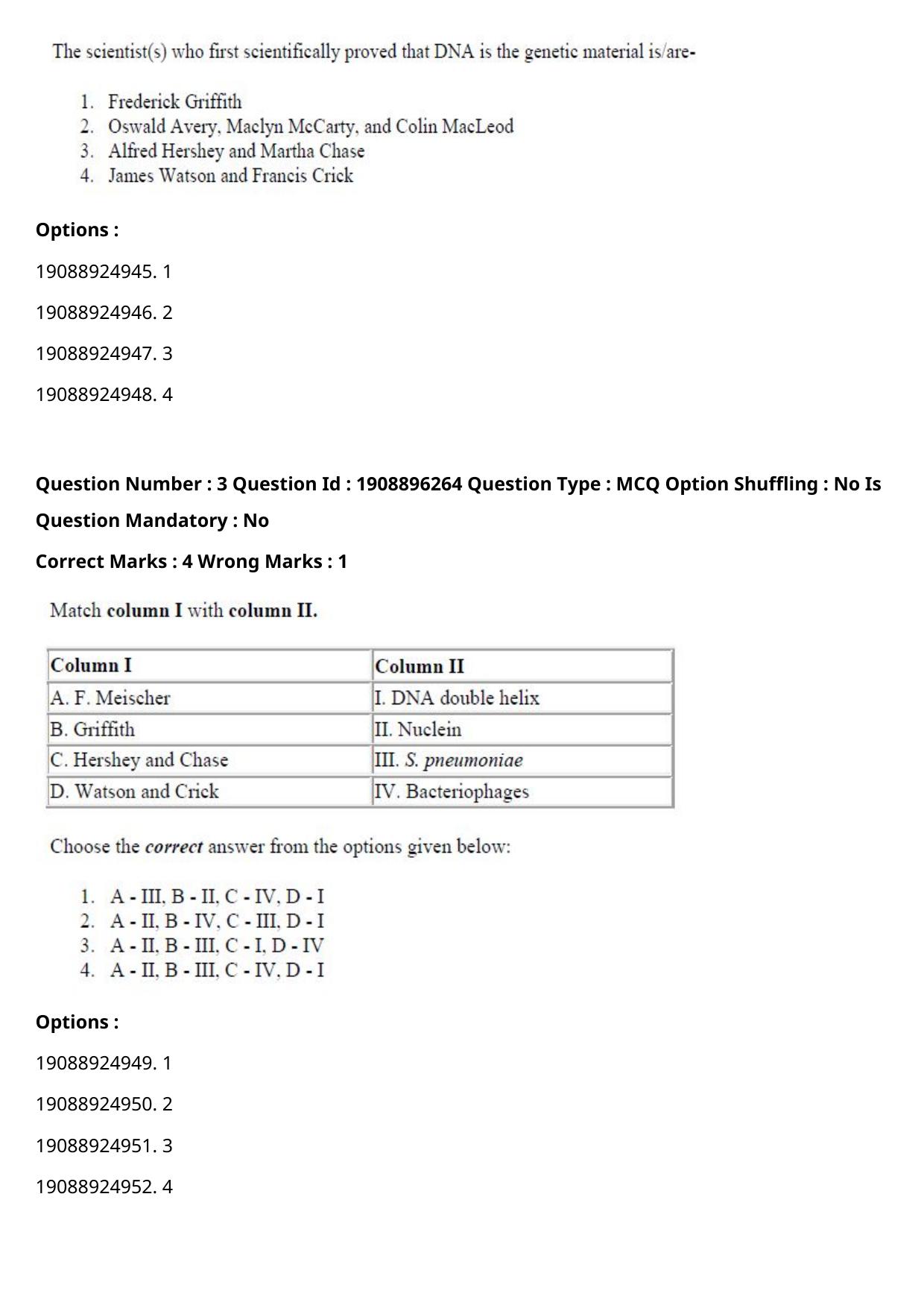 ICAR AIEEA PG 2021 ANIMAL BIOTECHNOLOGY Question Paper - Page 3