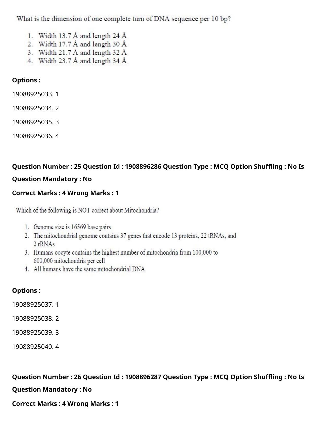 ICAR AIEEA PG 2021 ANIMAL BIOTECHNOLOGY Question Paper - Page 14