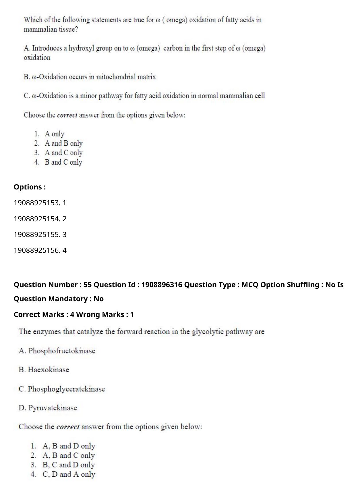 ICAR AIEEA PG 2021 ANIMAL BIOTECHNOLOGY Question Paper - Page 33