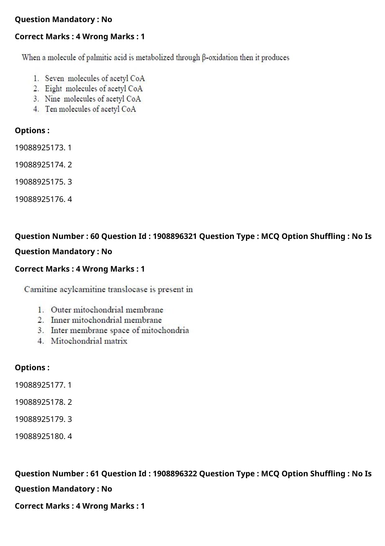 ICAR AIEEA PG 2021 ANIMAL BIOTECHNOLOGY Question Paper - Page 36