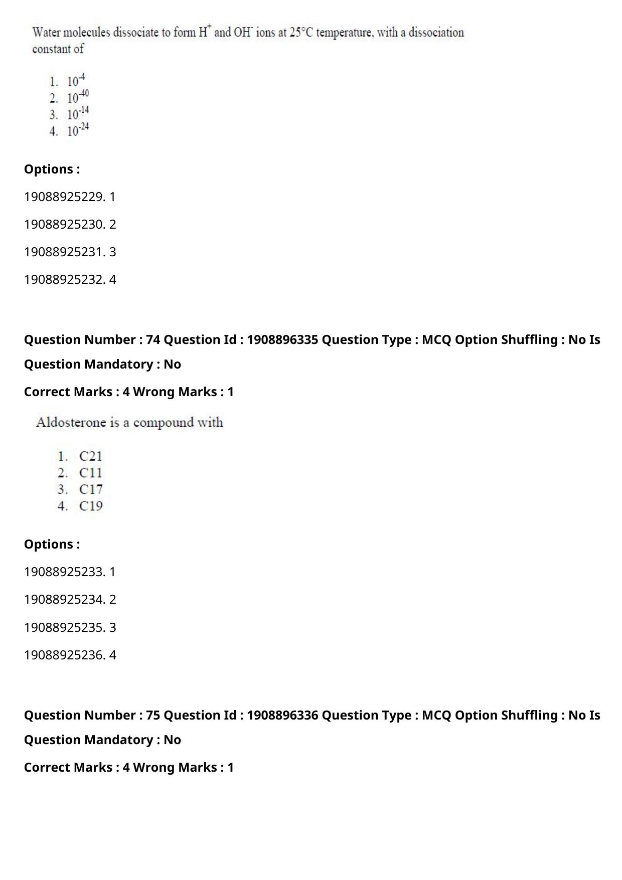 ICAR AIEEA PG 2021 ANIMAL BIOTECHNOLOGY Question Paper - Page 43