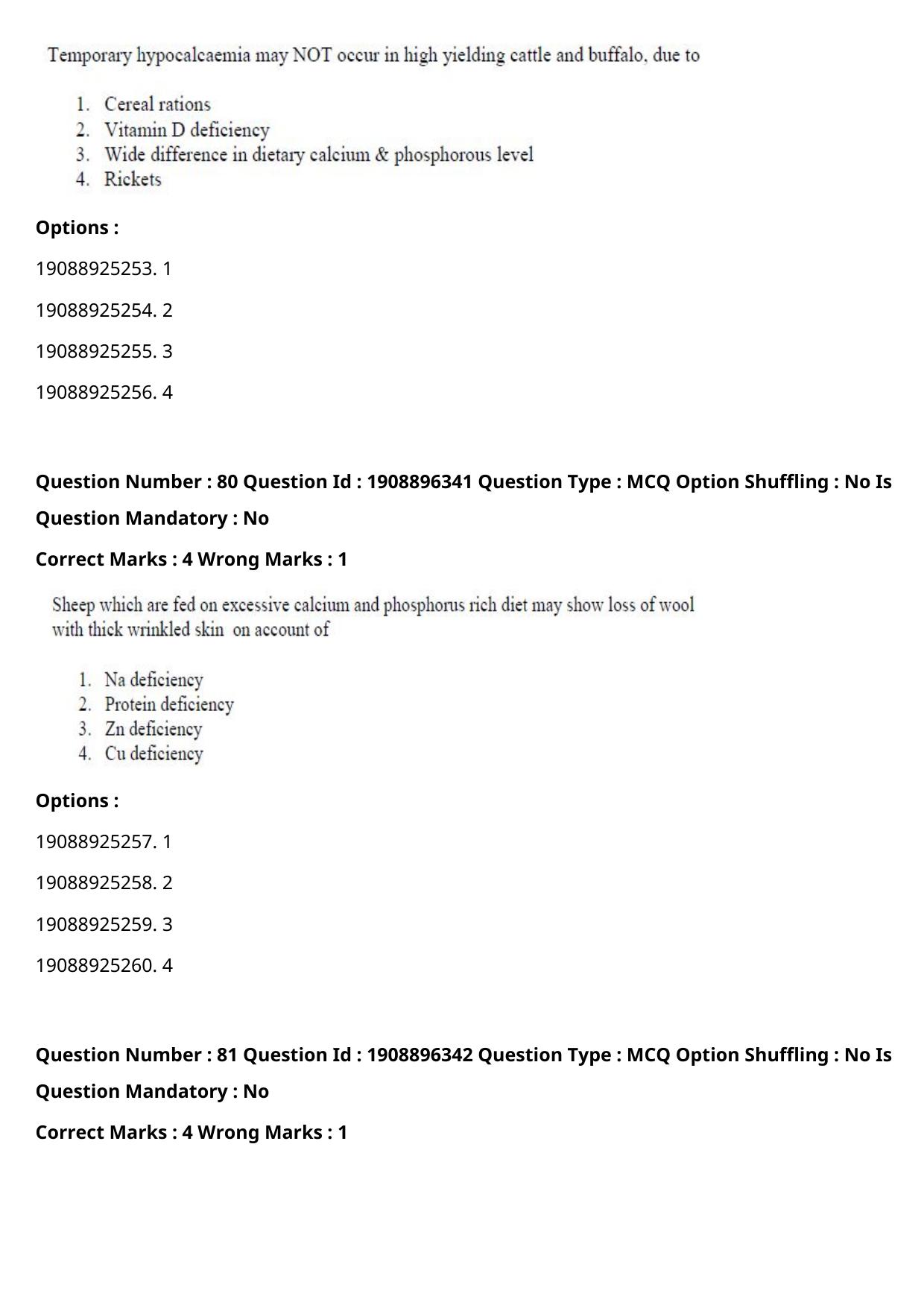 ICAR AIEEA PG 2021 ANIMAL BIOTECHNOLOGY Question Paper - Page 46