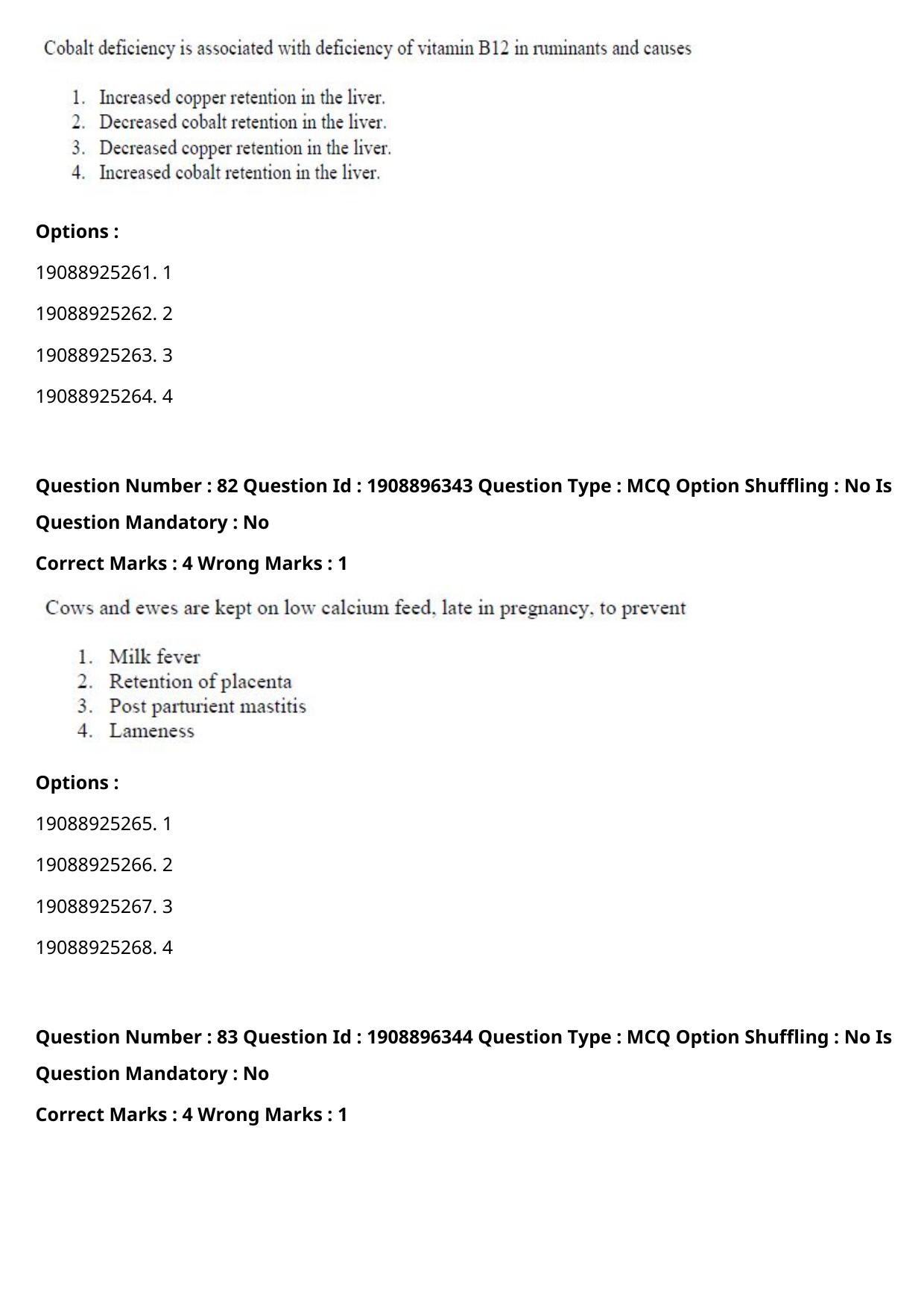 ICAR AIEEA PG 2021 ANIMAL BIOTECHNOLOGY Question Paper - Page 47