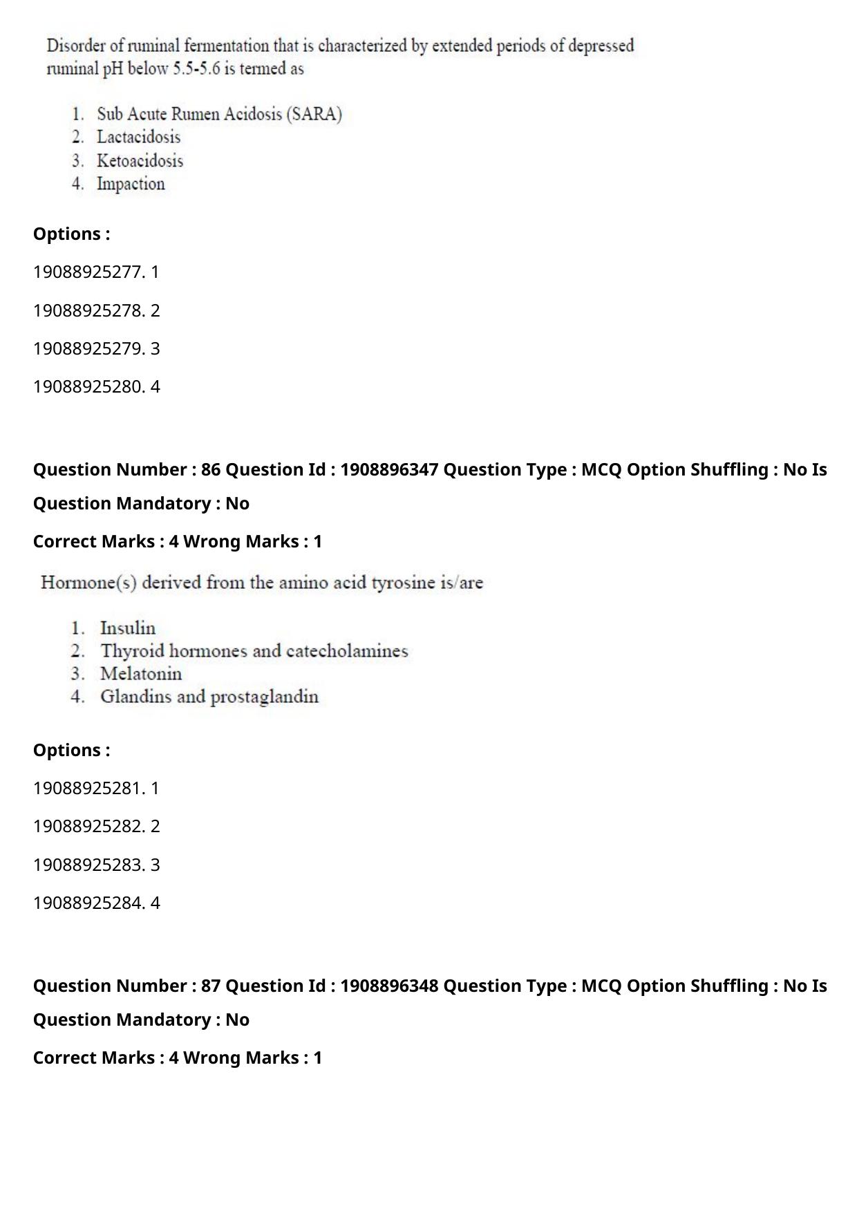 ICAR AIEEA PG 2021 ANIMAL BIOTECHNOLOGY Question Paper - Page 49