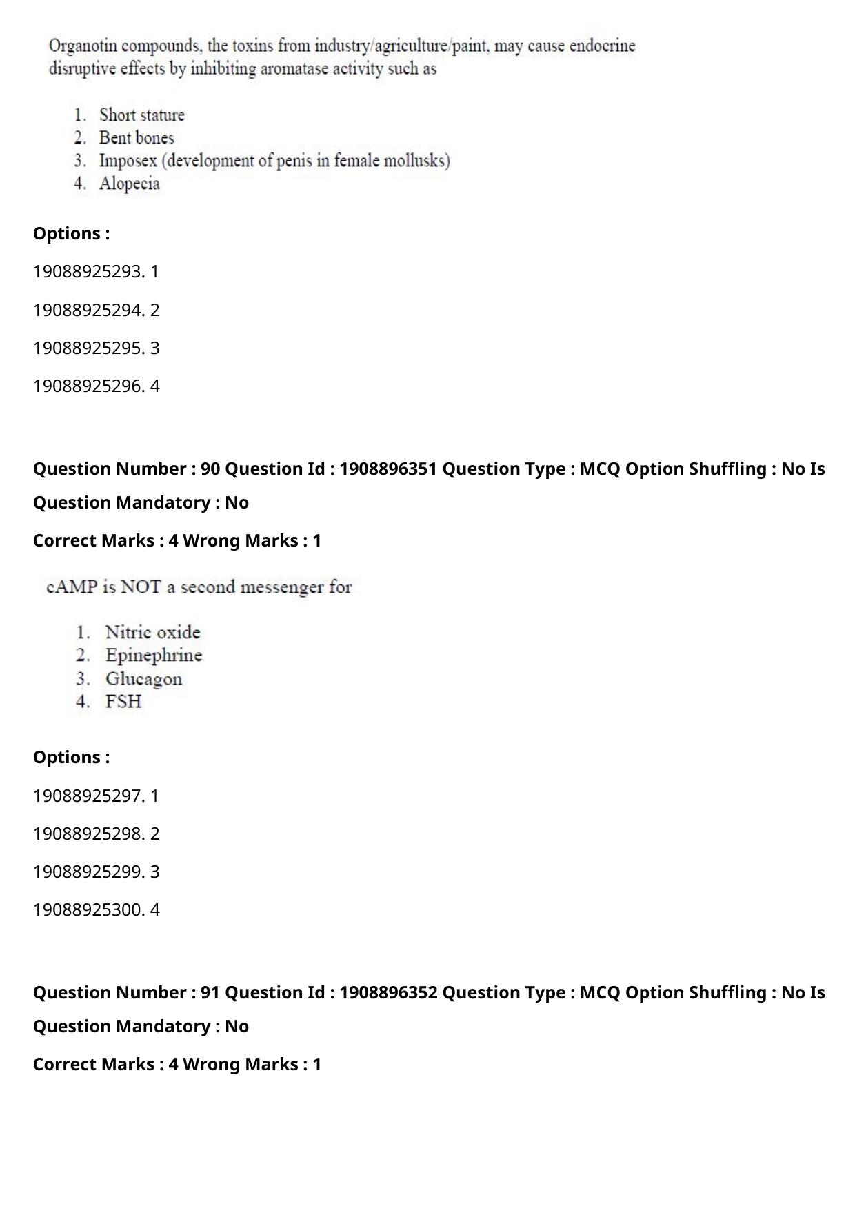 ICAR AIEEA PG 2021 ANIMAL BIOTECHNOLOGY Question Paper - Page 51