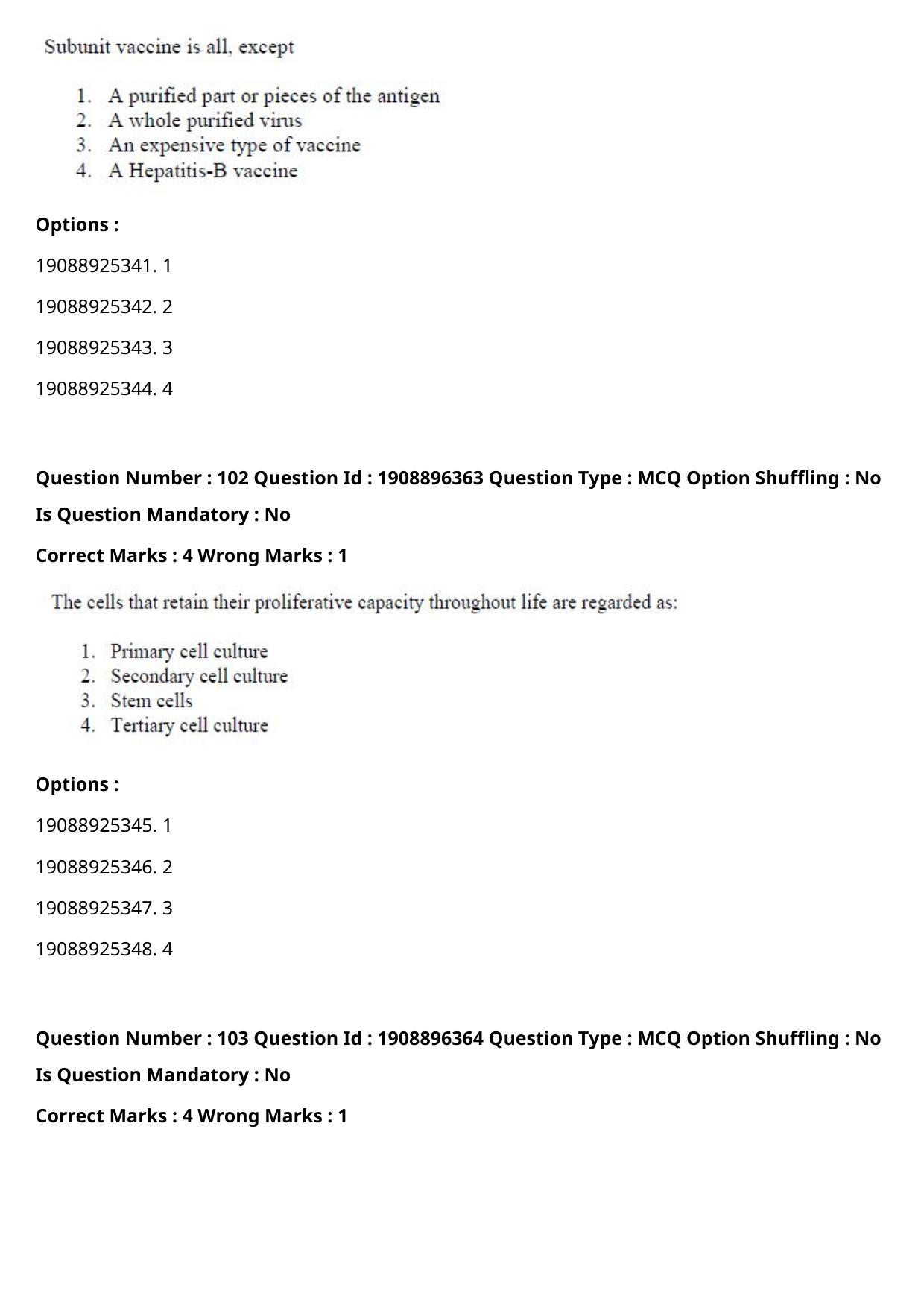 ICAR AIEEA PG 2021 ANIMAL BIOTECHNOLOGY Question Paper - Page 57