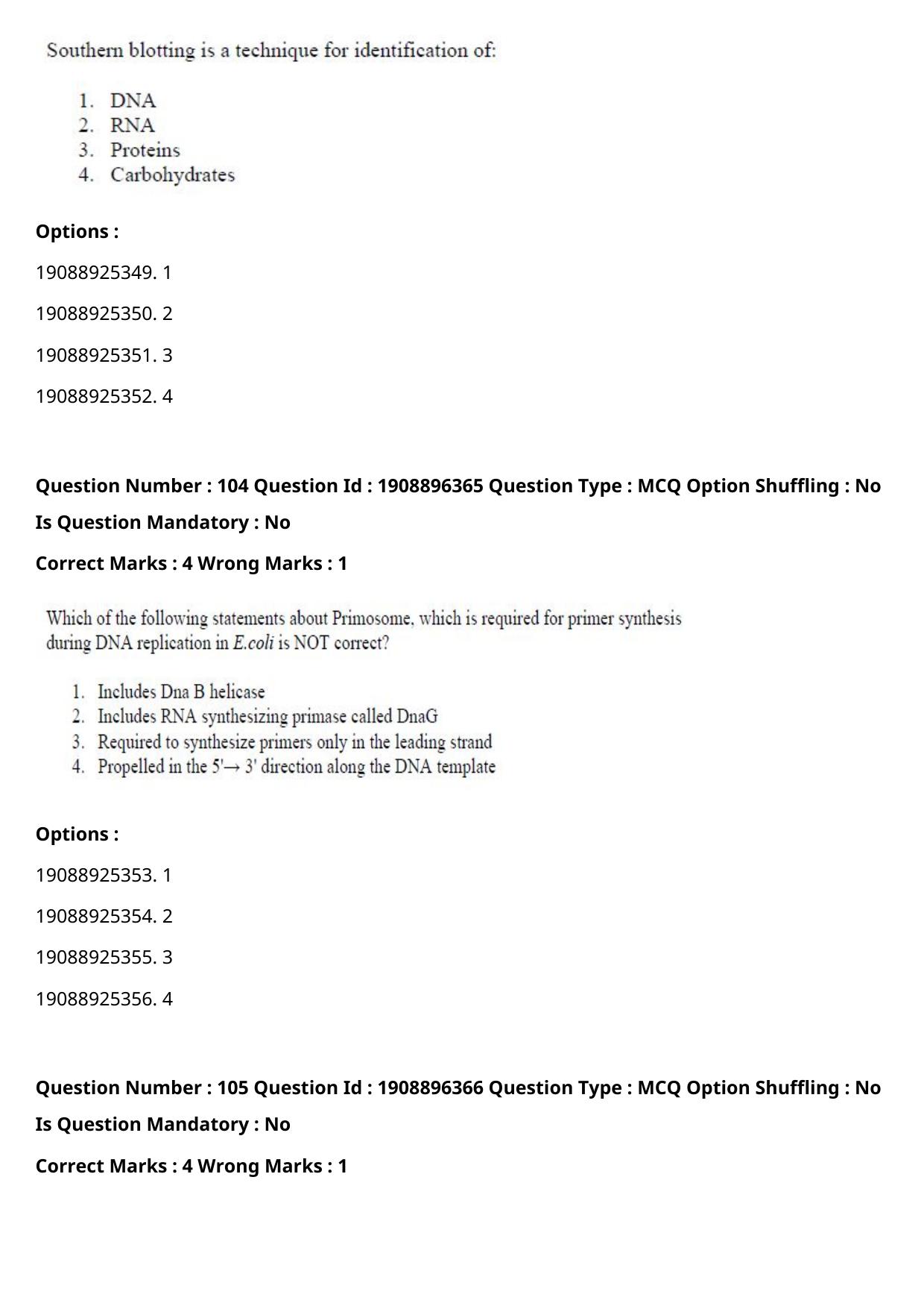 ICAR AIEEA PG 2021 ANIMAL BIOTECHNOLOGY Question Paper - Page 58