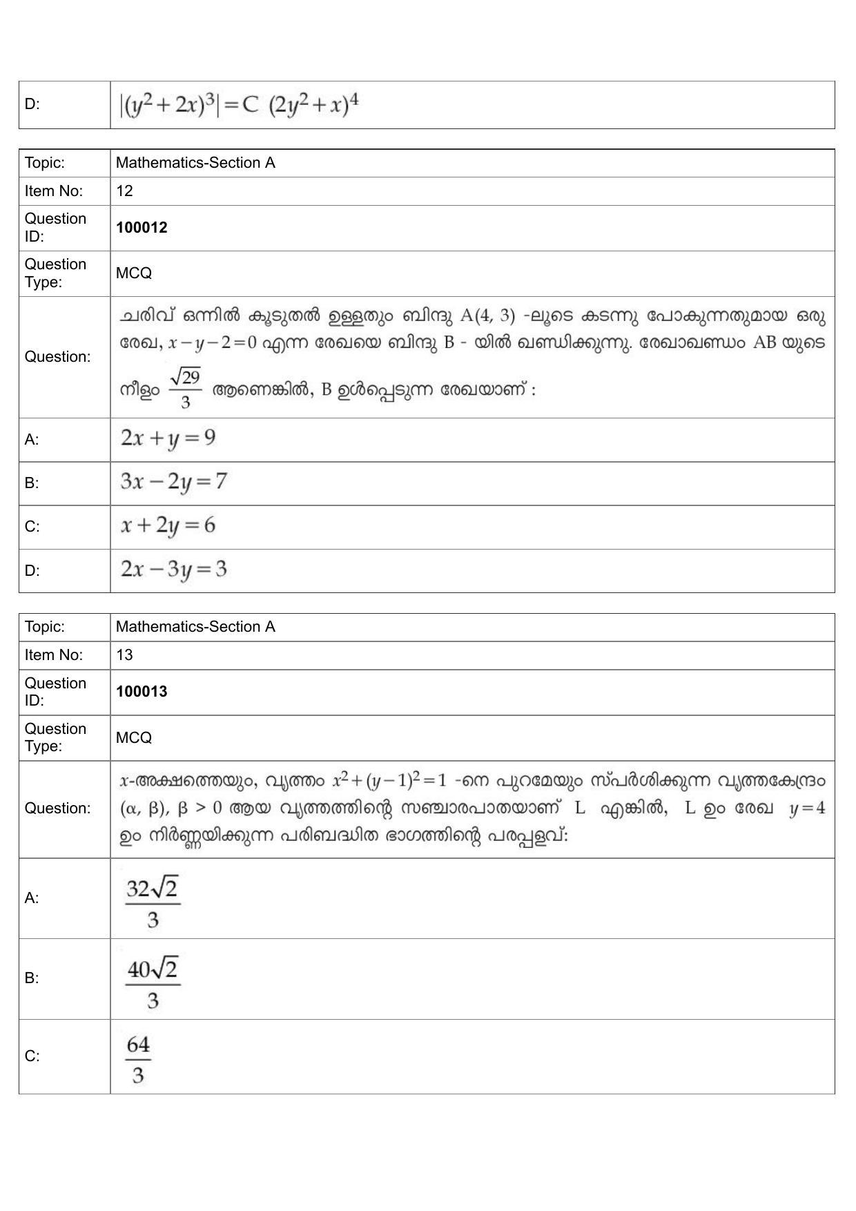 JEE Mains 2022: BTech Malayalam (Shift 1) 25-07-2022 Question Paper - Page 6