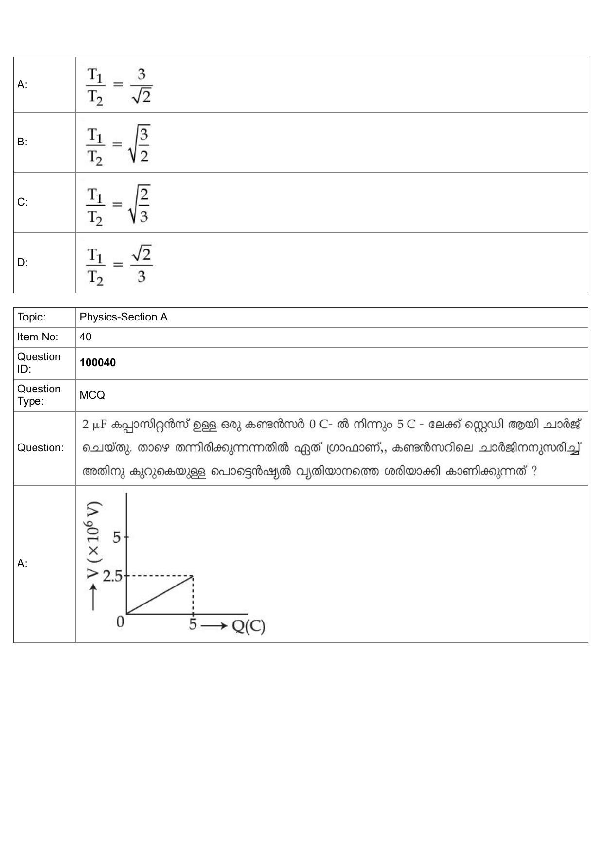 JEE Mains 2022: BTech Malayalam (Shift 1) 25-07-2022 Question Paper - Page 18