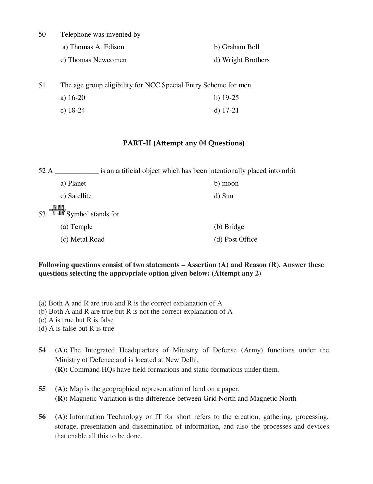 CBSE Class 10 NCC Sample Paper 2021-22 - Page 8