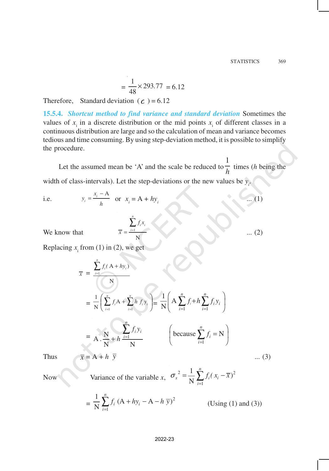 NCERT Book for Class 11 Maths Chapter 15 Probability - Page 23