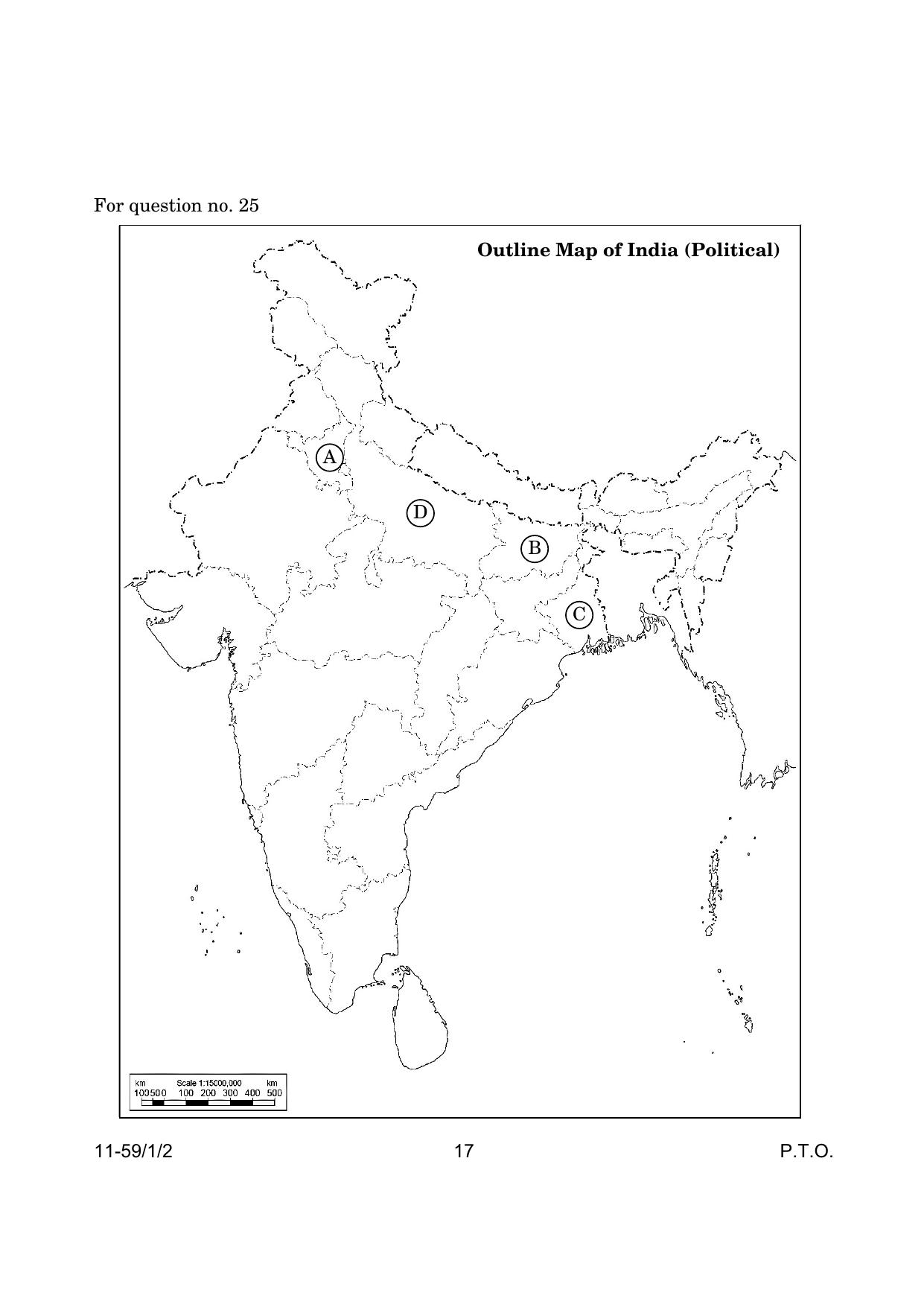 CBSE Class 12 59-1-2 Poltical Science 2024 Question Paper - Page 17