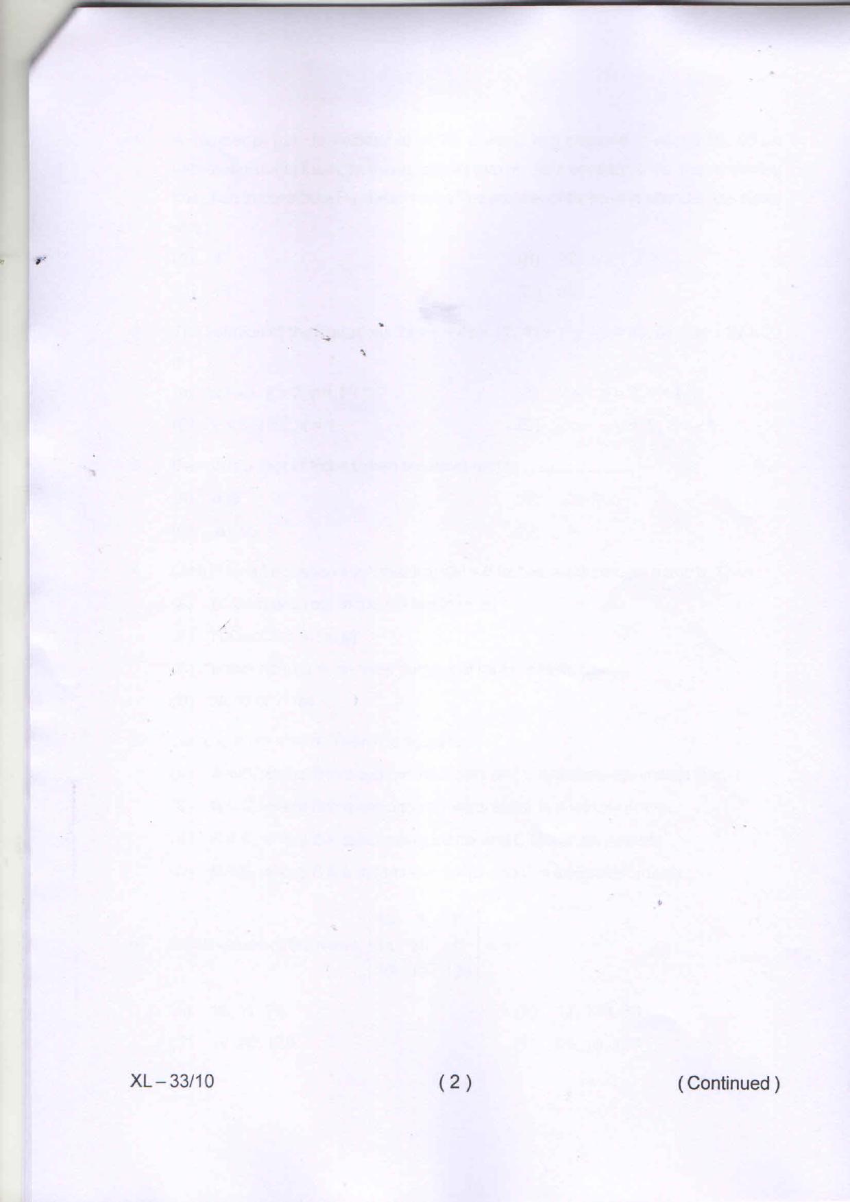 Odisha CPET ELECTRONIC SCIENCE 2020 Question Paper - Page 2