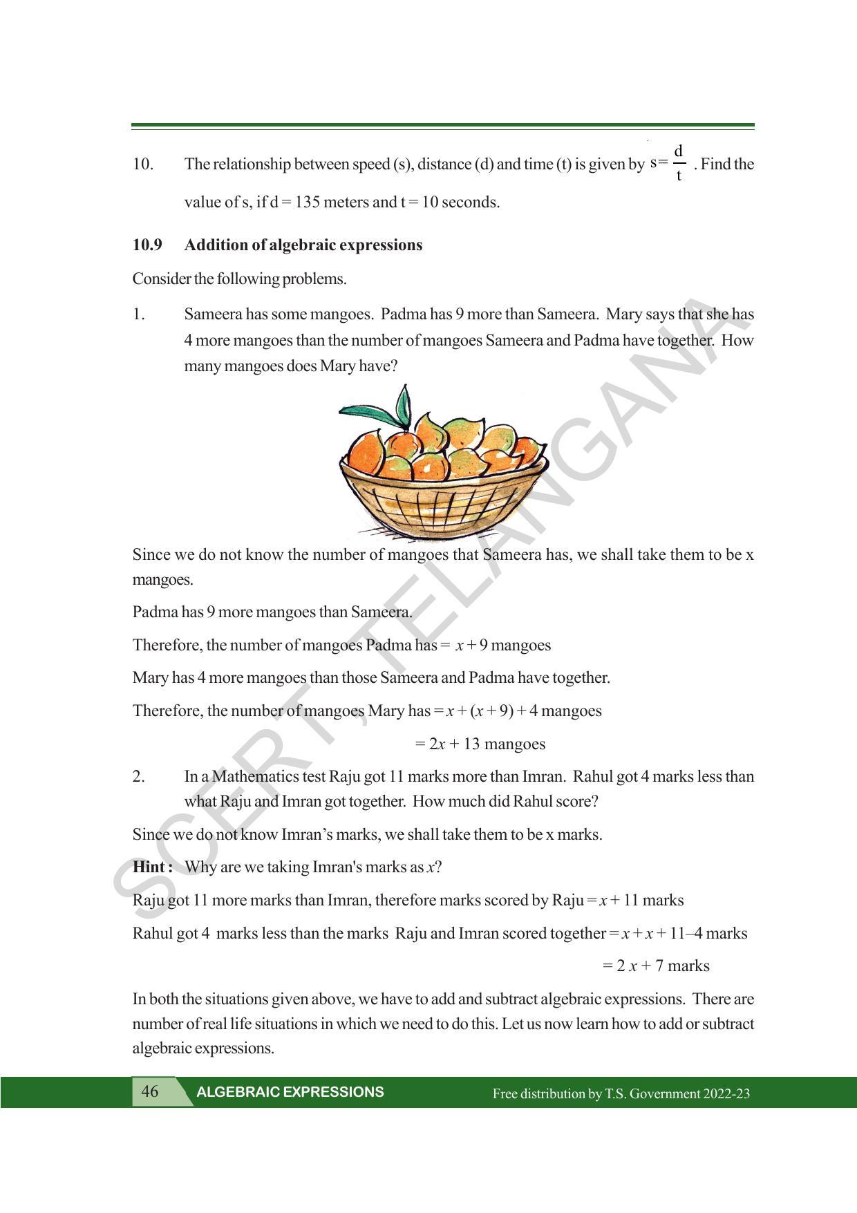 TS SCERT Class 7 Maths Path 2 (Telugu Medium) Text Book - Page 58