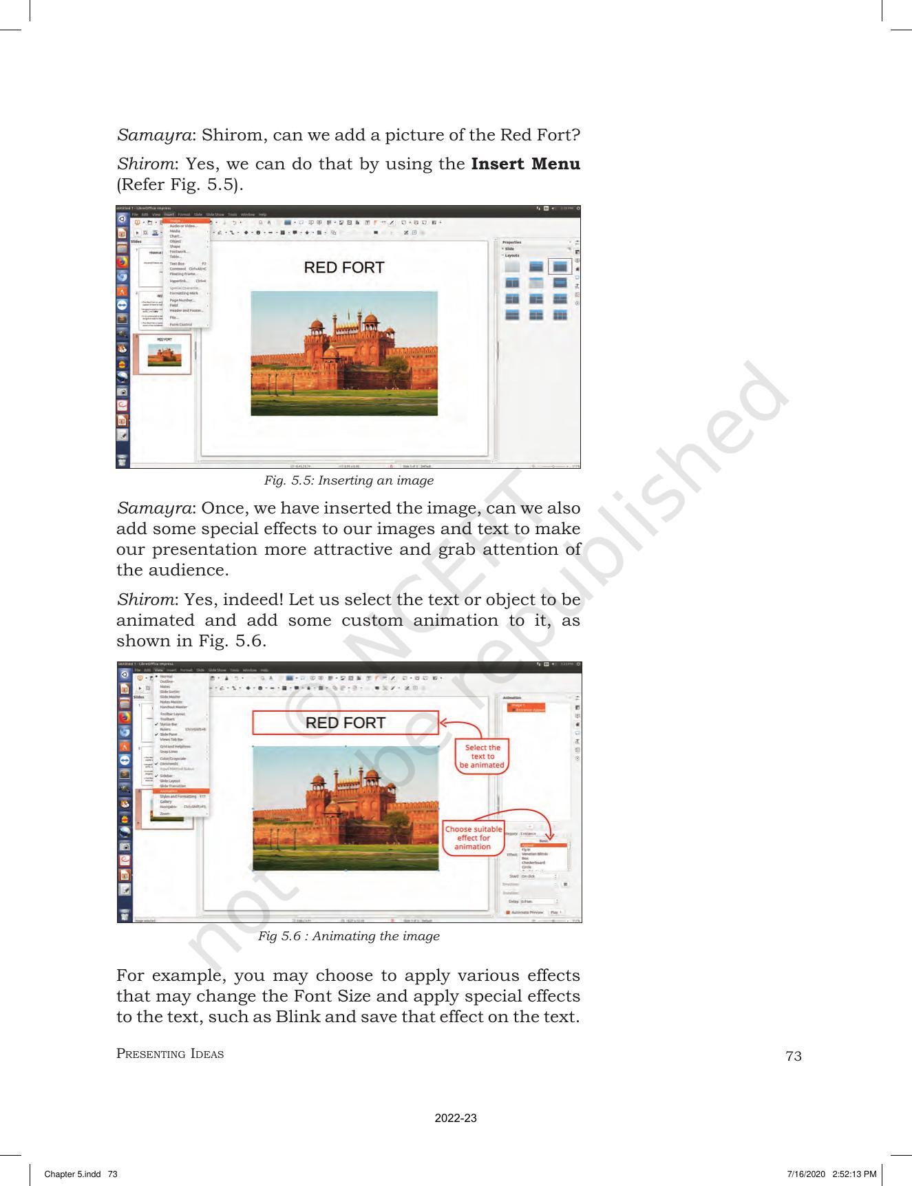NCERT Book for Class 9 Information and Communication Technology Chapter 5 Presenting Ideas - Page 4