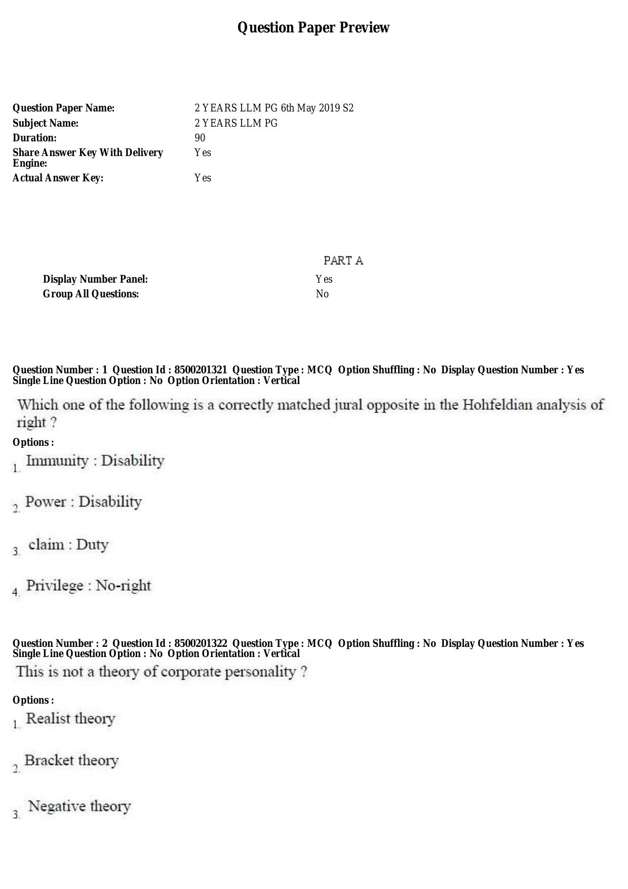 AP PGLCET 2019 Question Paper - Page 1