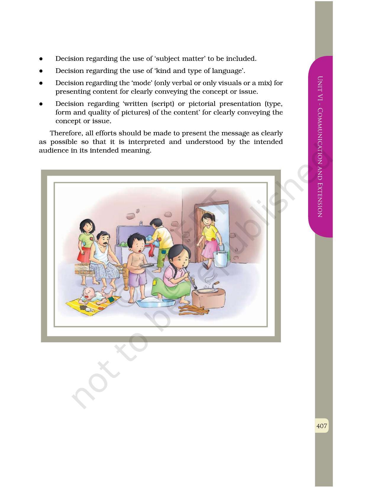 NCERT Book for Class 12 Home Science (Part -II) Chapter 23 Media Management, Design, and Production - Page 6