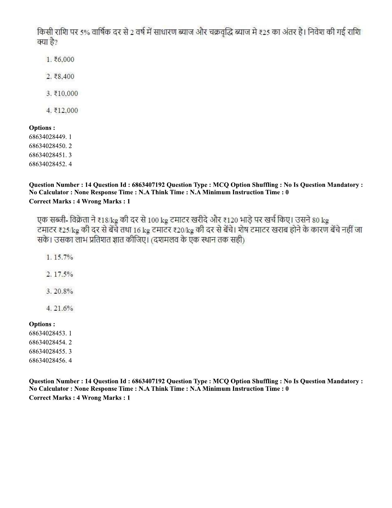 CUET PG 2023: ACQP15 – Phalita and Siddantha Jyotisha (Hindi)-Shift 1 (07-06-2023) Question Papers - Page 21