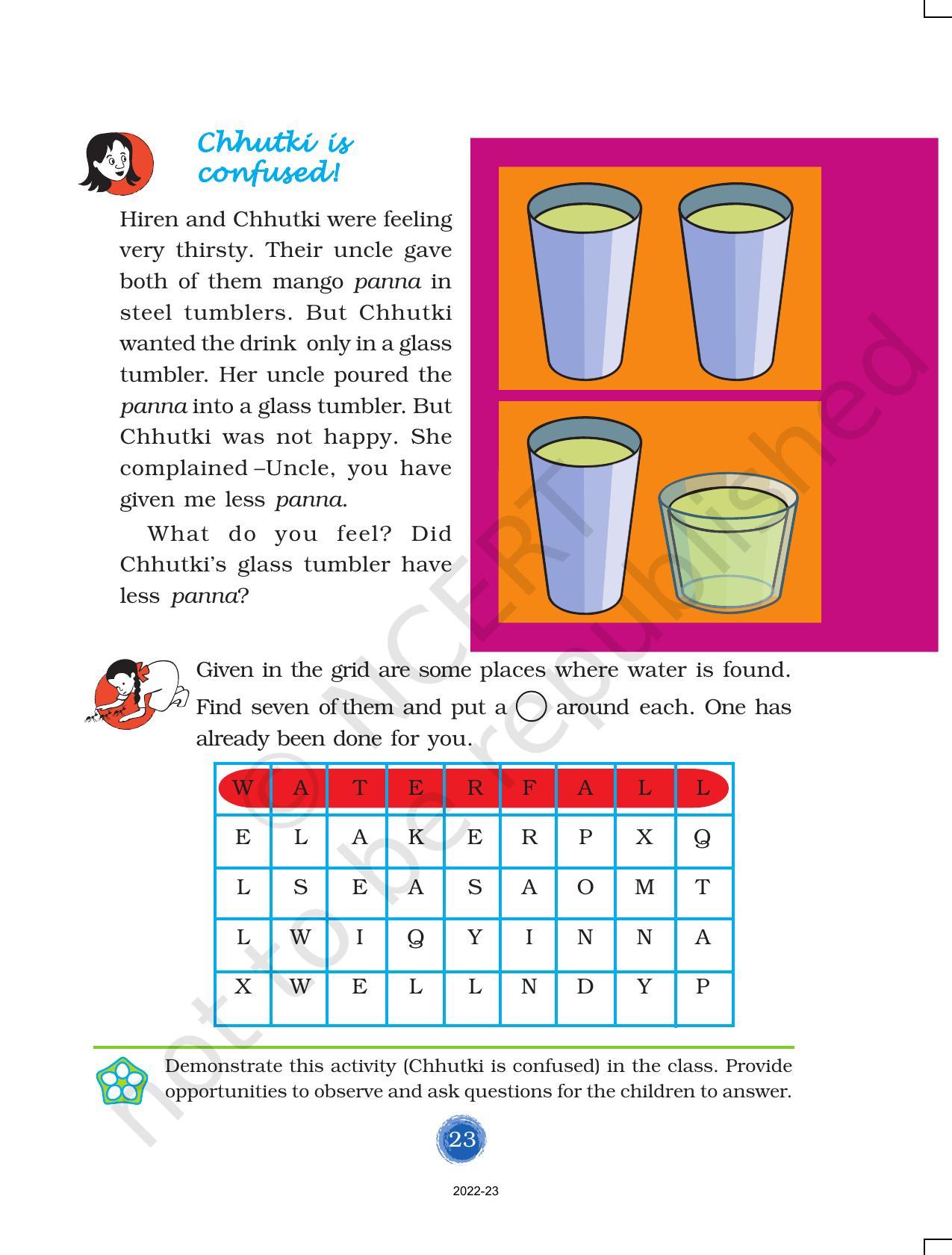 NCERT Book for Class 3 EVS Chapter 3-Water O’ Water! - Page 5