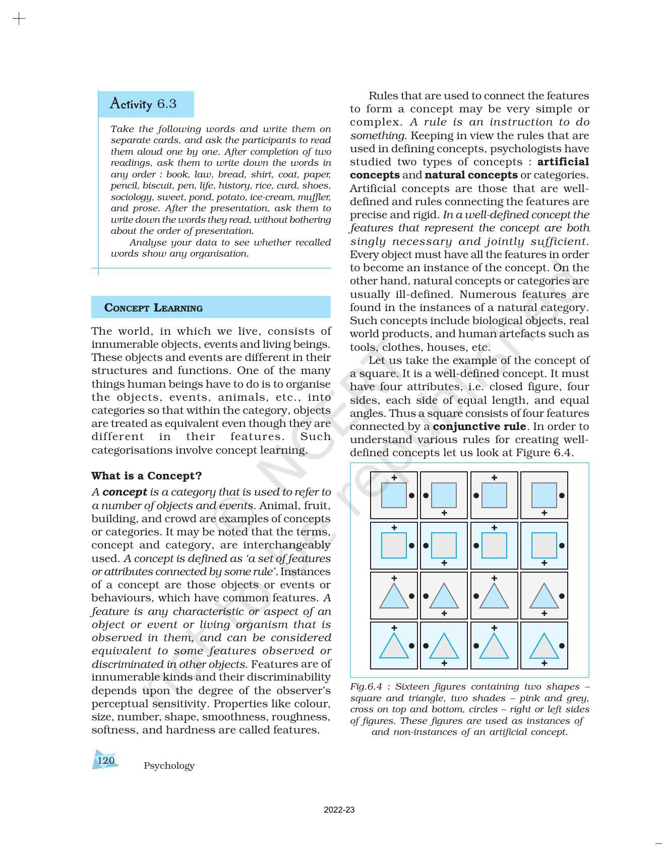 NCERT Book for Class 11 Psychology Chapter 6 Learning - Page 14