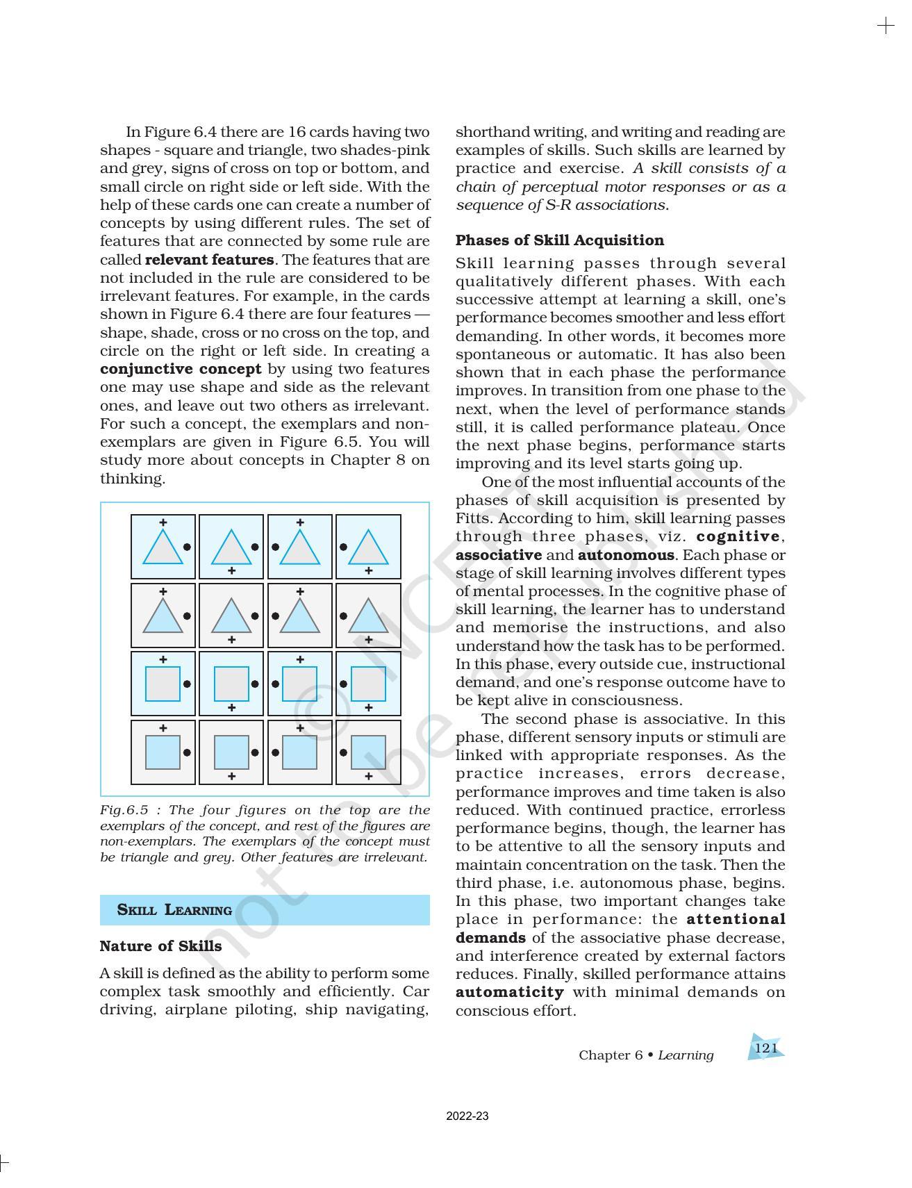 NCERT Book for Class 11 Psychology Chapter 6 Learning - Page 15
