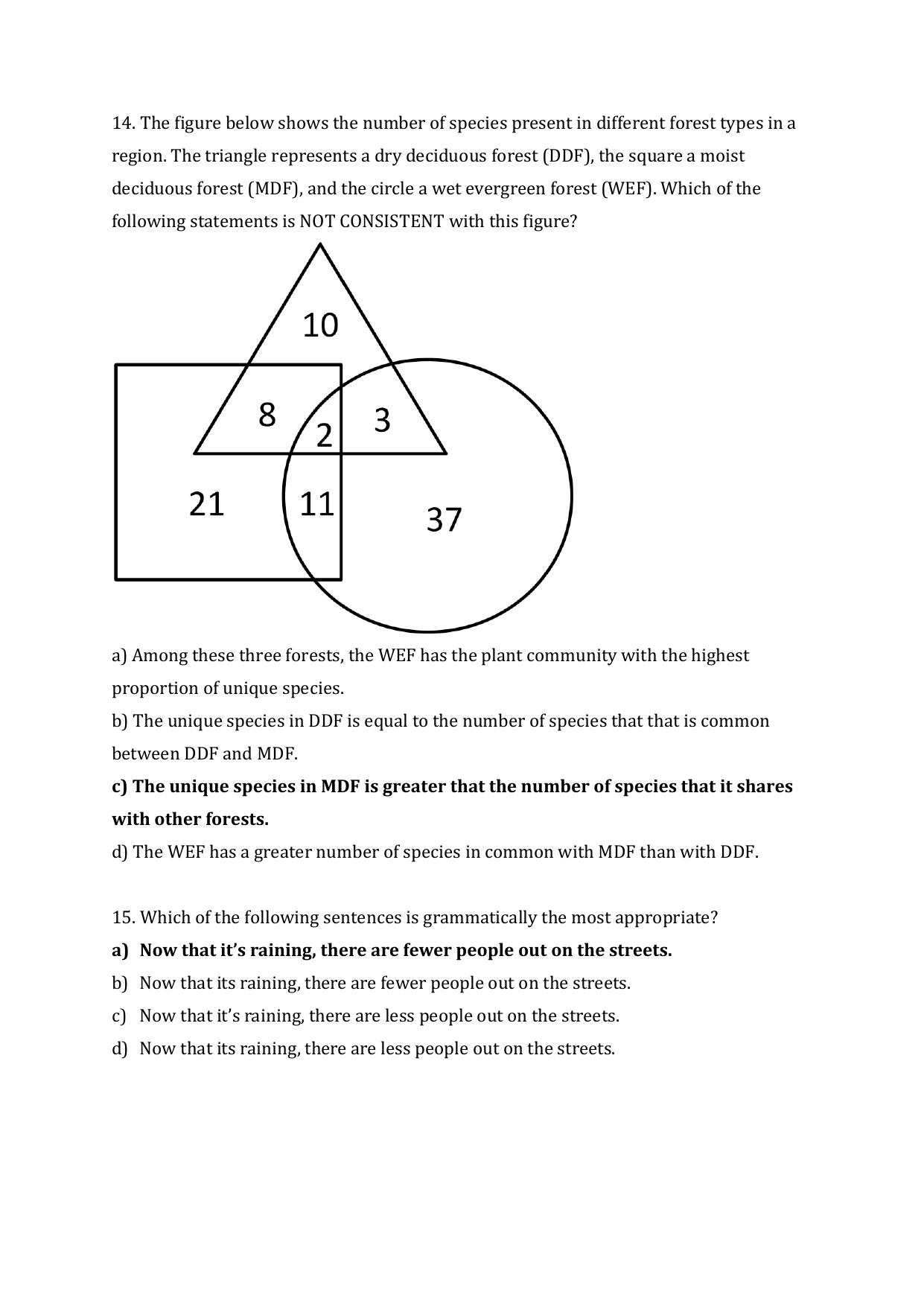 JGEEBILS Wildlife Biology & Conservation Question Paper 2020 - Page 6